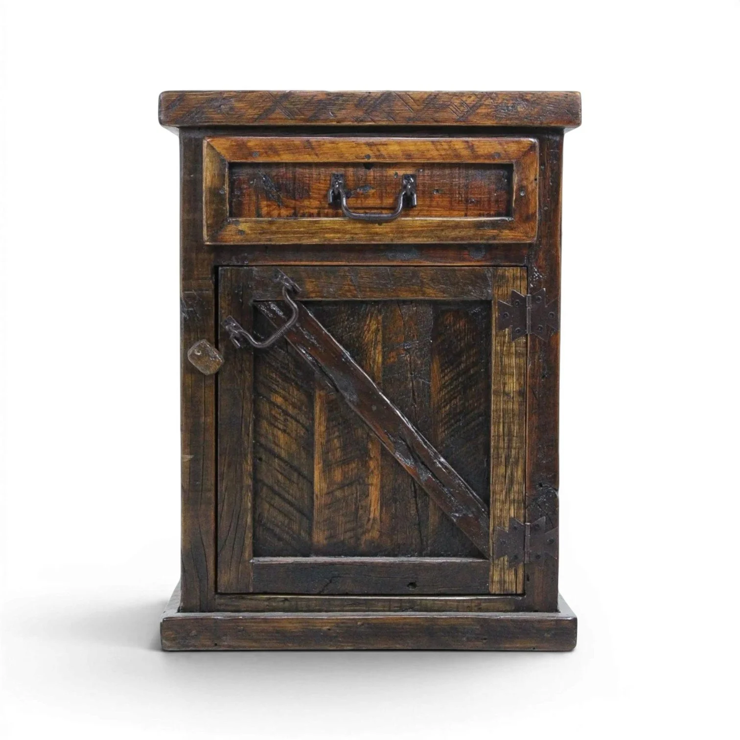 Hacienda Rústica y Elegante Nightstand | Handmade Mexican Wood
