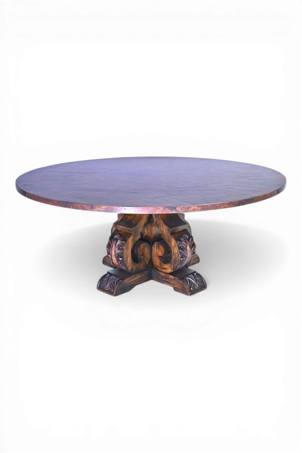 Elegante Hacienda Real Copper Dining Table