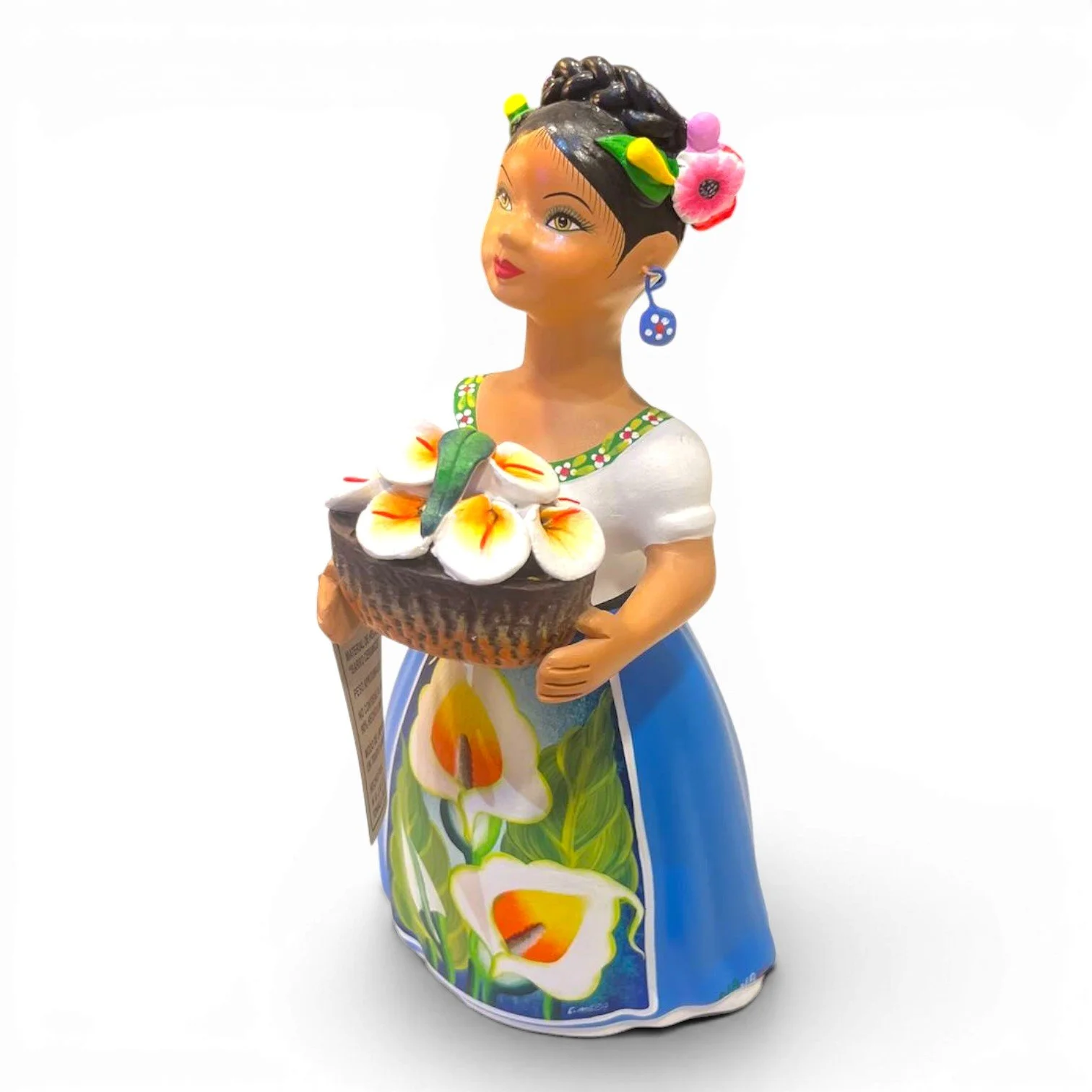 Handmade Mexican Najaco Lupita folk art doll from Tonalá Jalisco