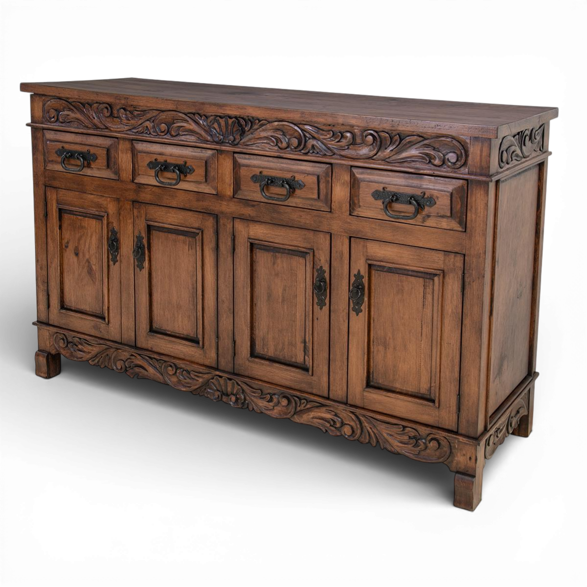 Saltillo Carved Buffet - Dark