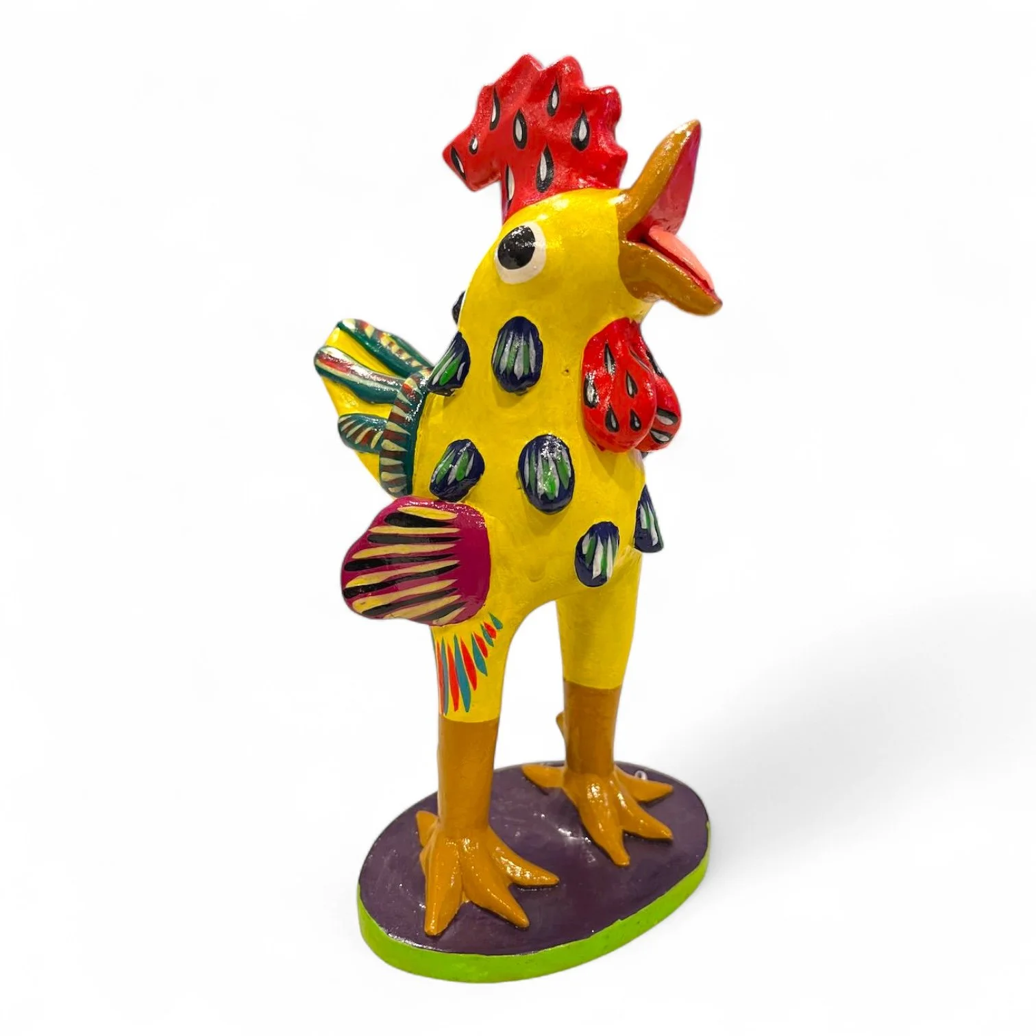 Gerardo Ortega Rooster - Artist Signed - Yellow