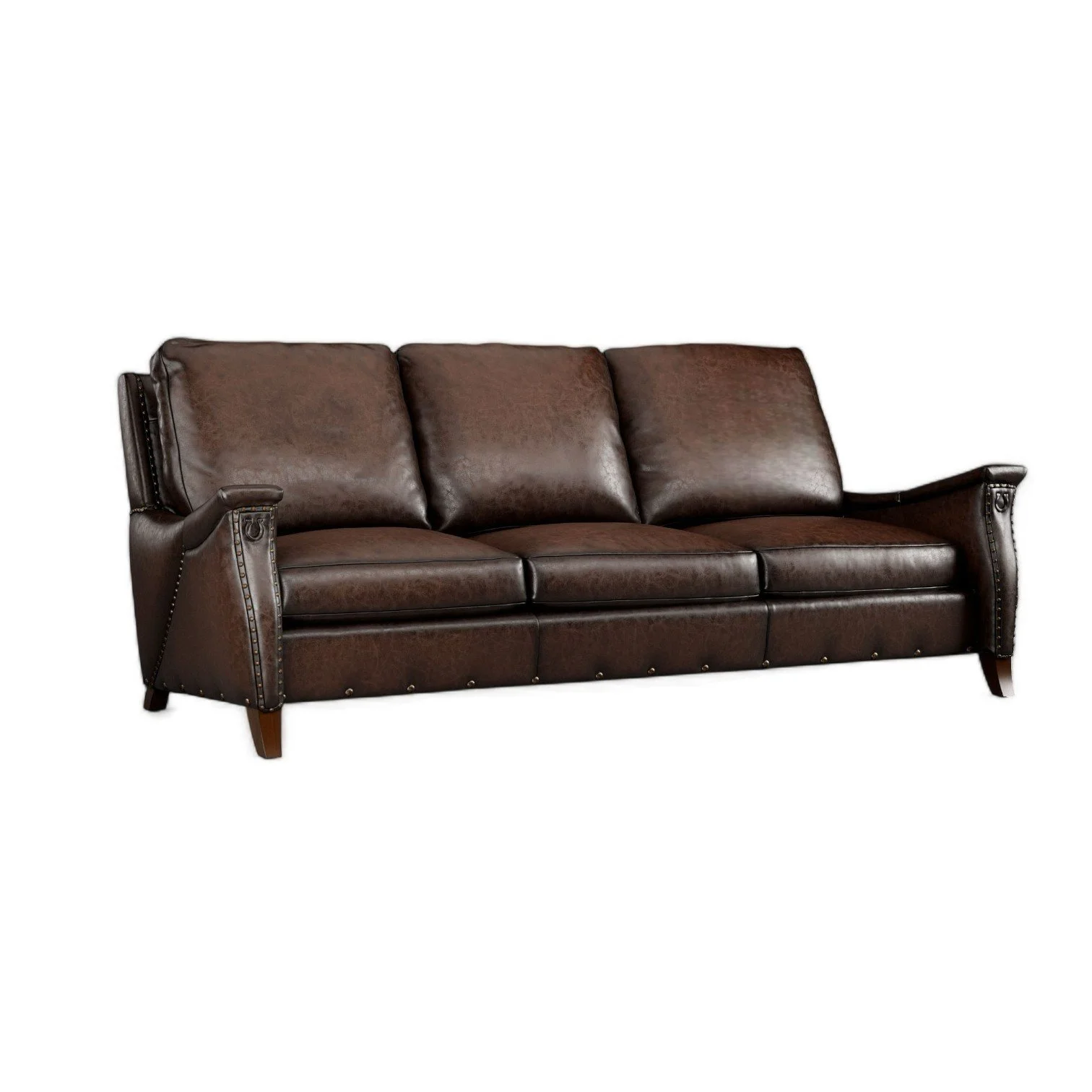 Corvallis Leather Sofa - Pecan