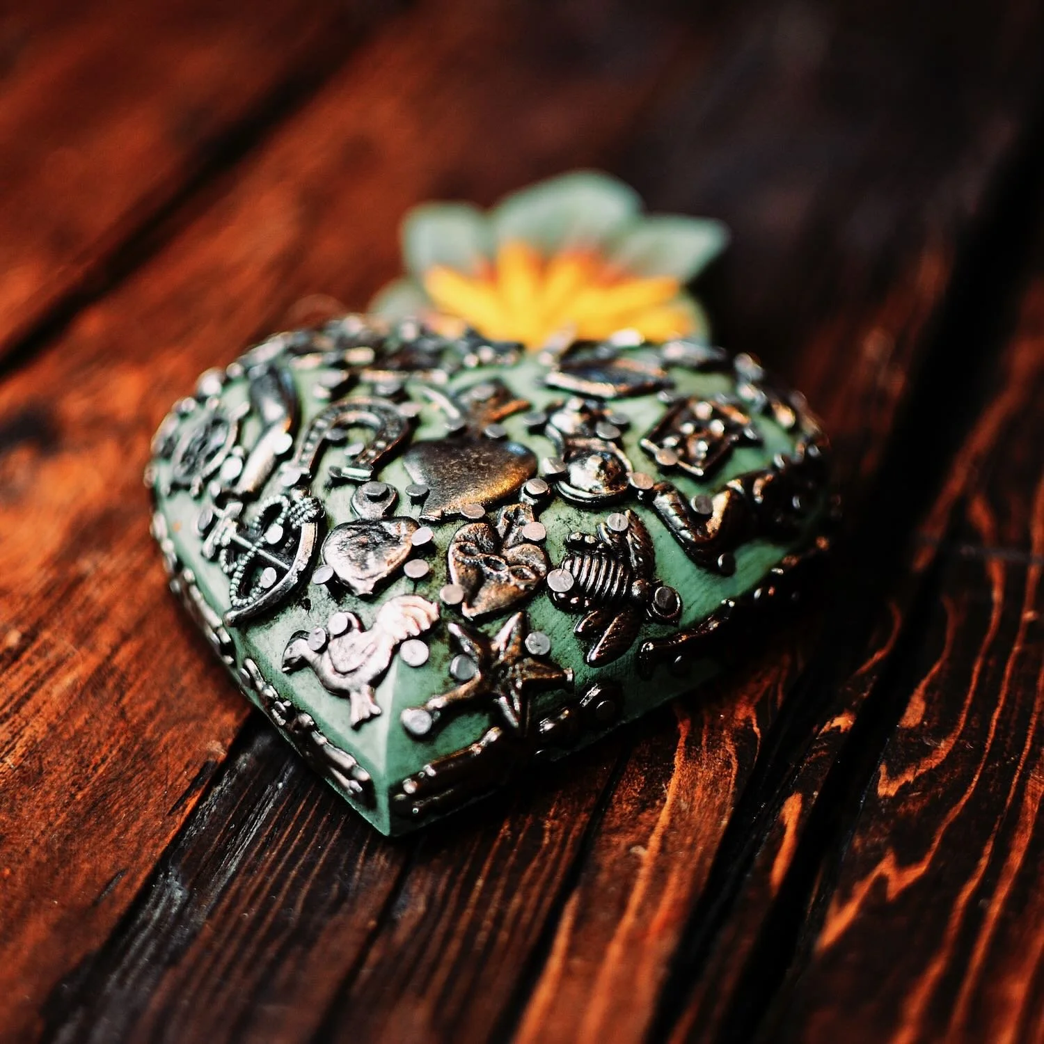 Corazón de Milagros Verde