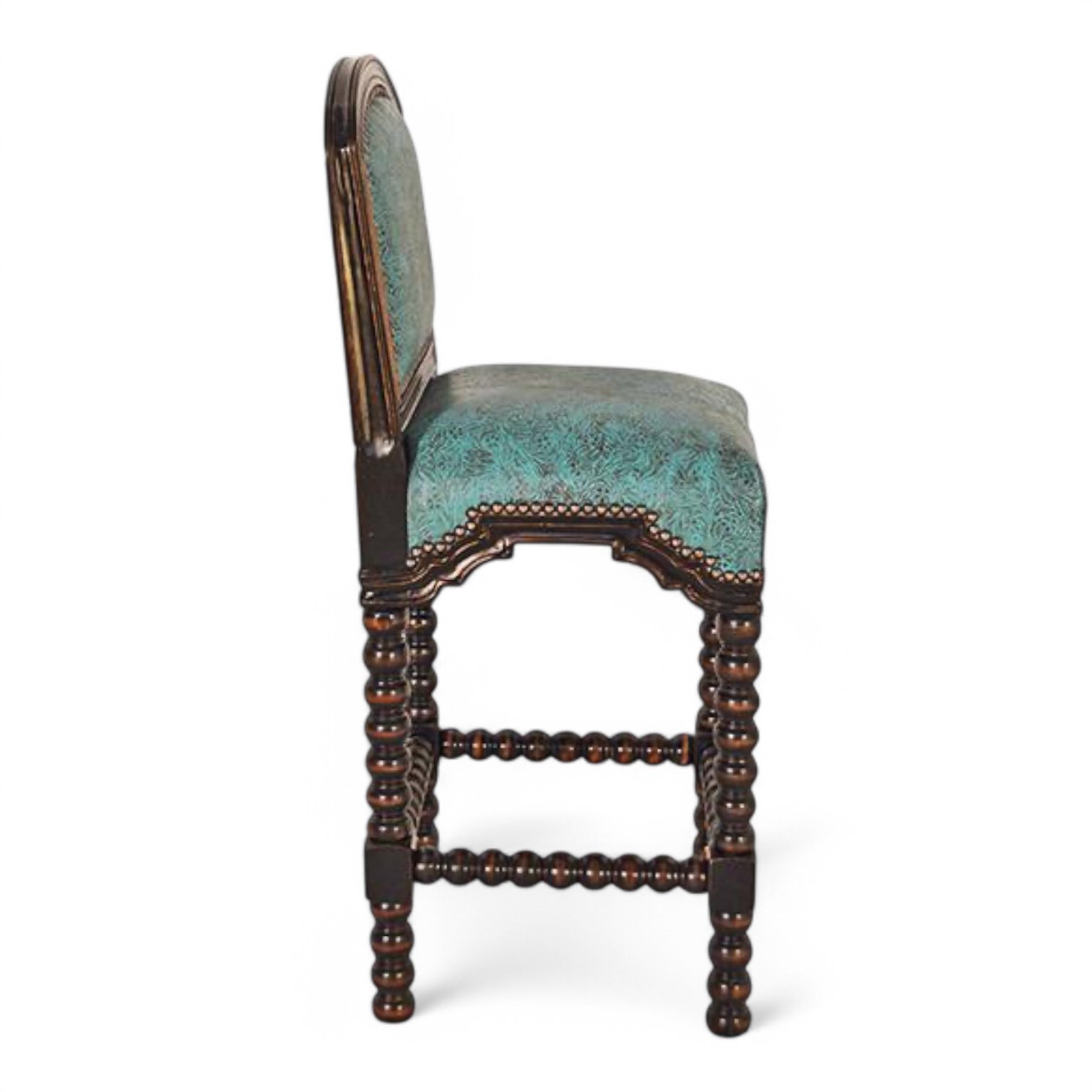 Los Encinos Tooled Leather Barstool