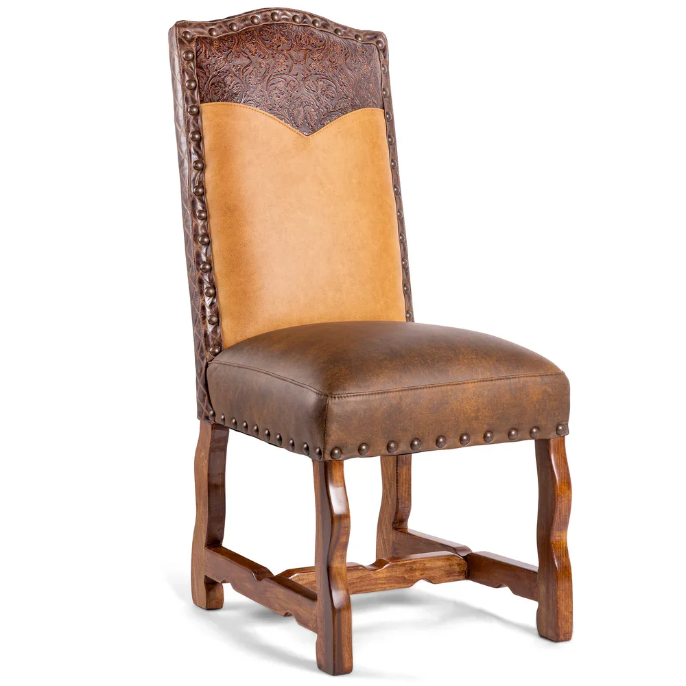 Montana Western Leather Dining Chairs