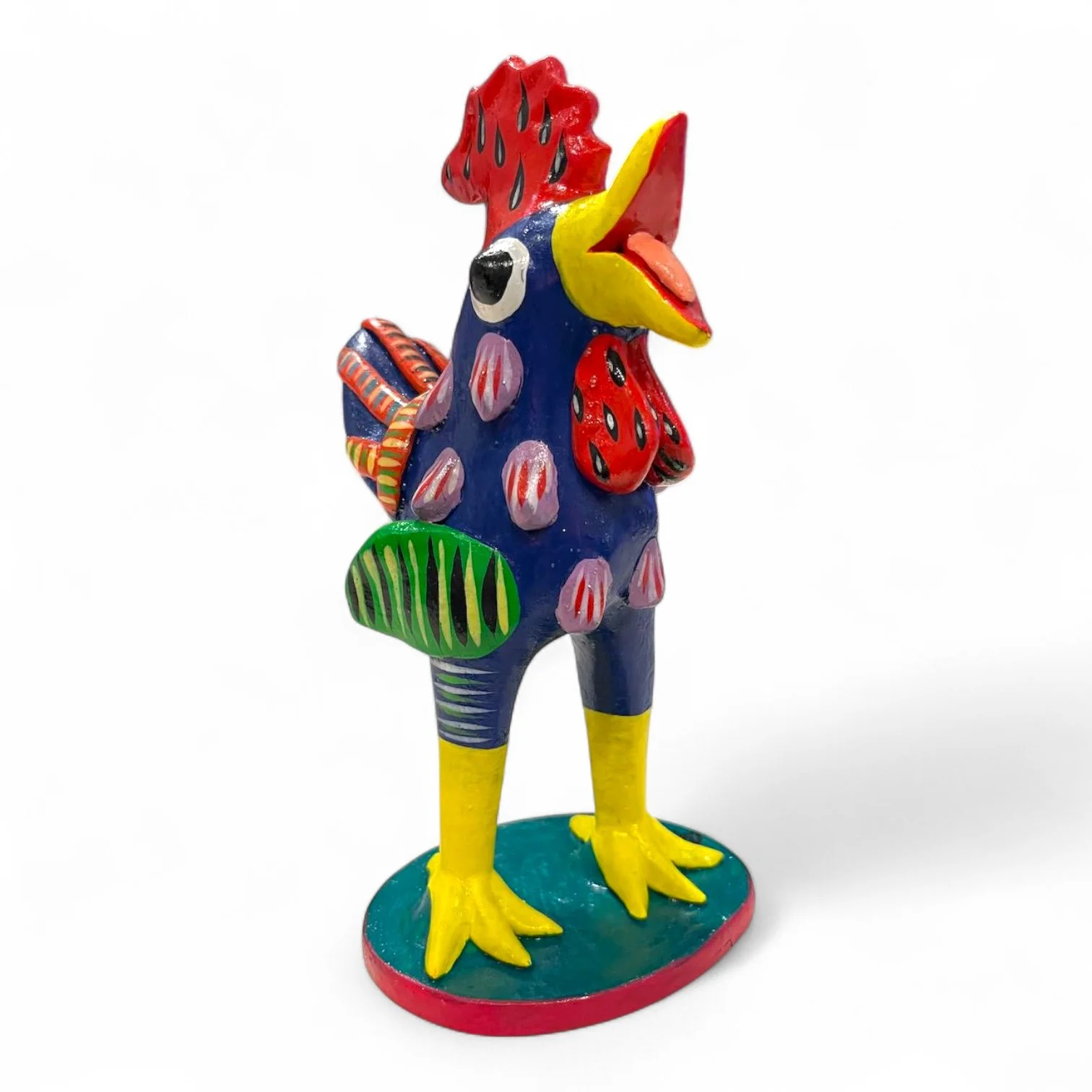 Gerardo Ortega Rooster - Artist Signed - Blue