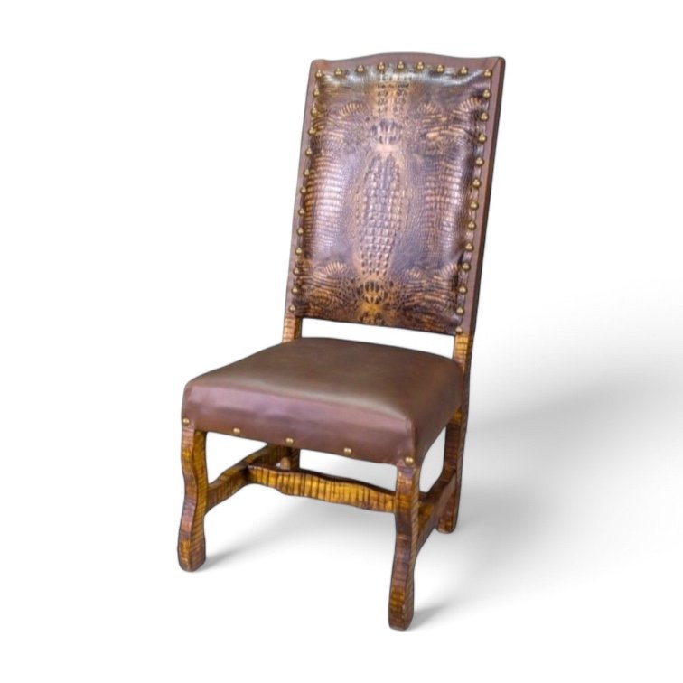 Especial de Texas Leather Dining Chair