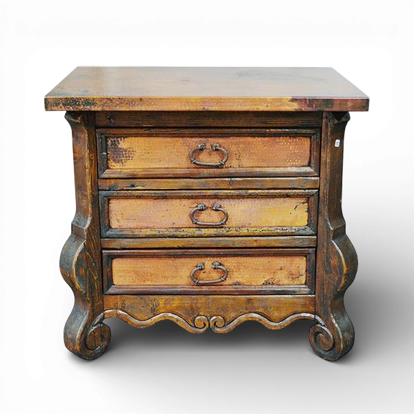 Tombstone Copper Nightstand