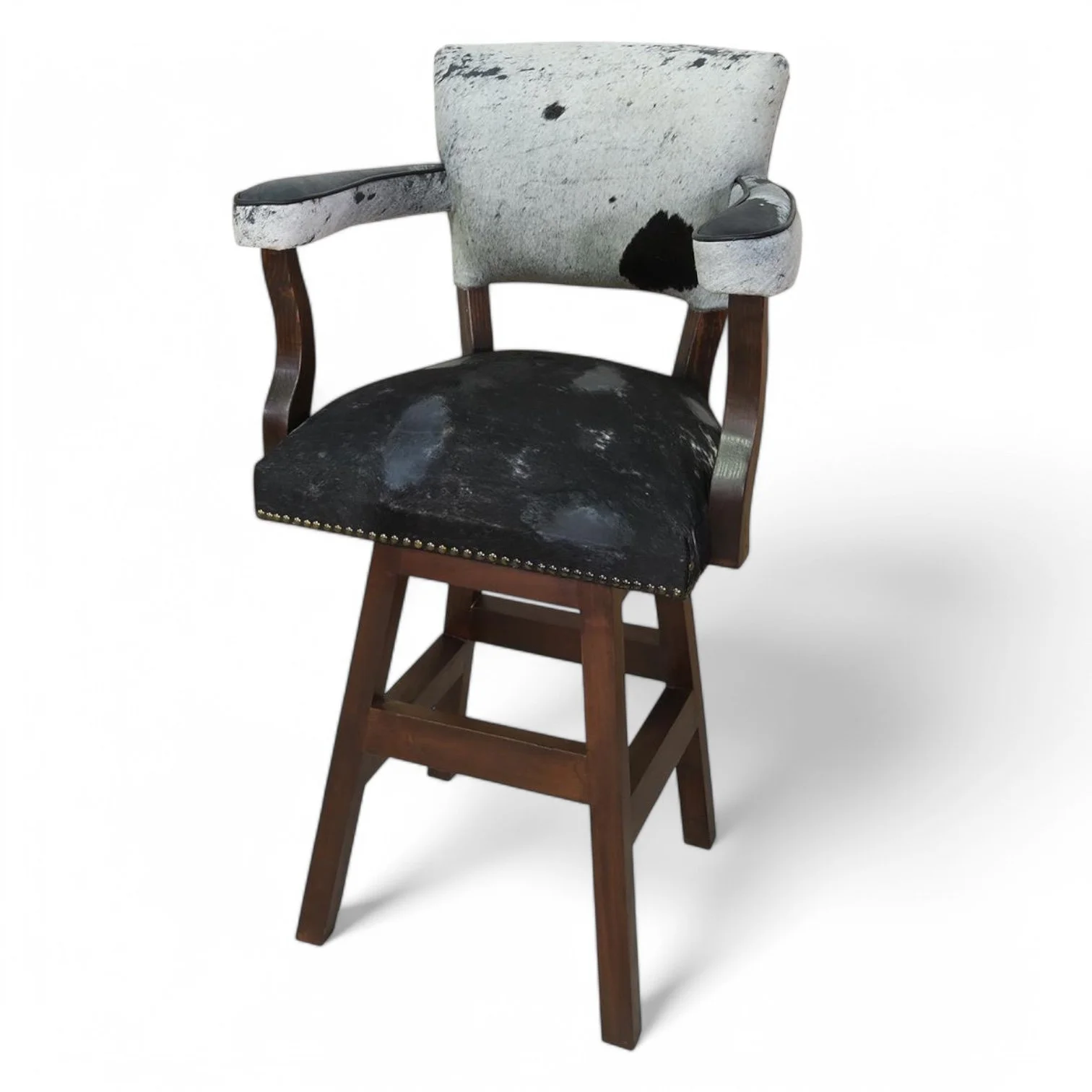 San Angelo Cowhide Barstool