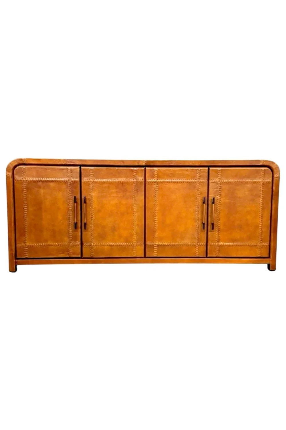 Yazmin Leather Buffet - Cognac