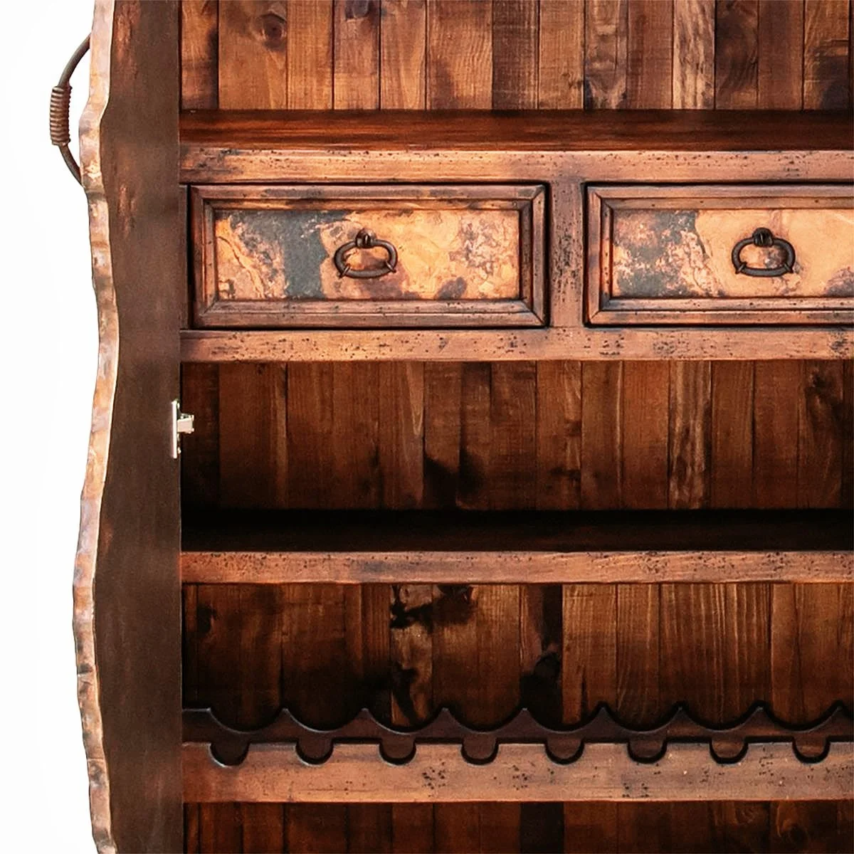 Volcán Copper Wine Cabinet