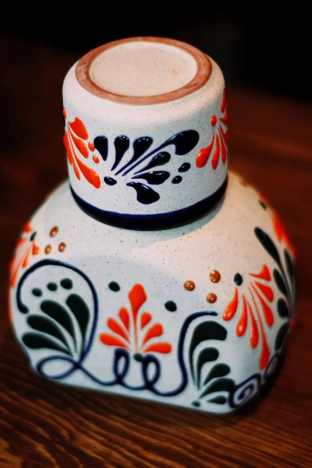 Stone Tequila Bottle with Cup