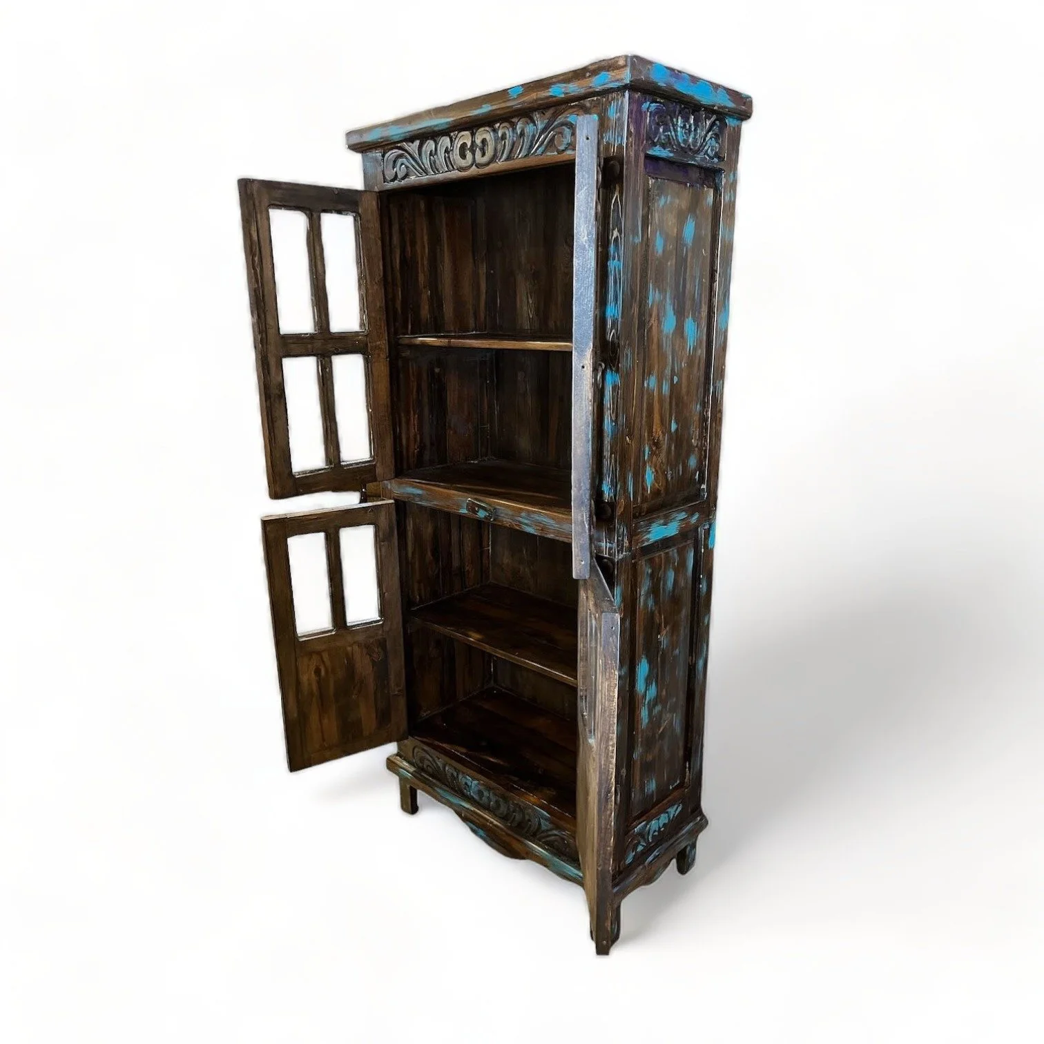 Gran Misterio Carved Curio Cabinet