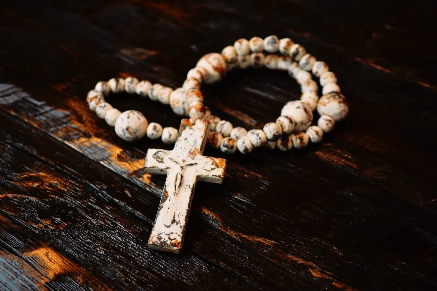 Small Cream CCJ Rosary
