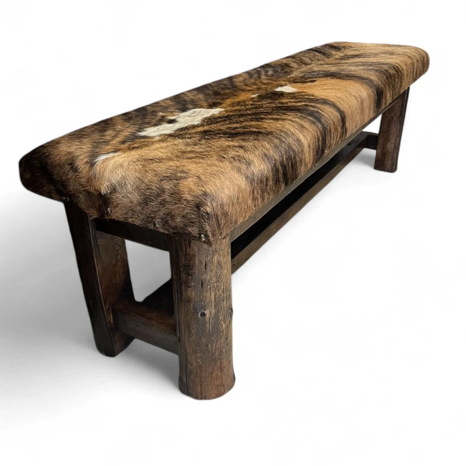 Laredo Cowhide Bench