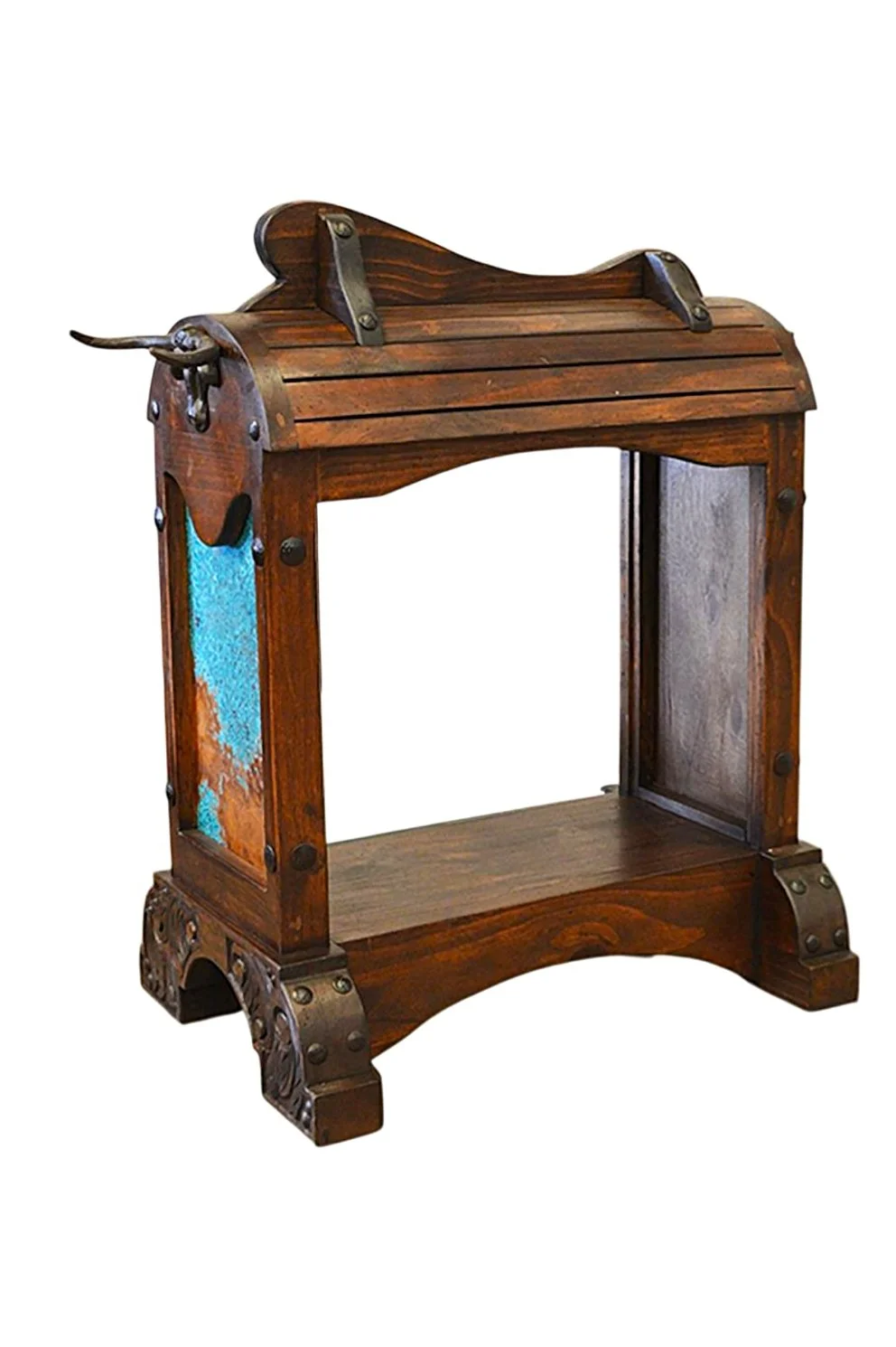 Villa de Ramos Turquoise Copper Saddle Stand