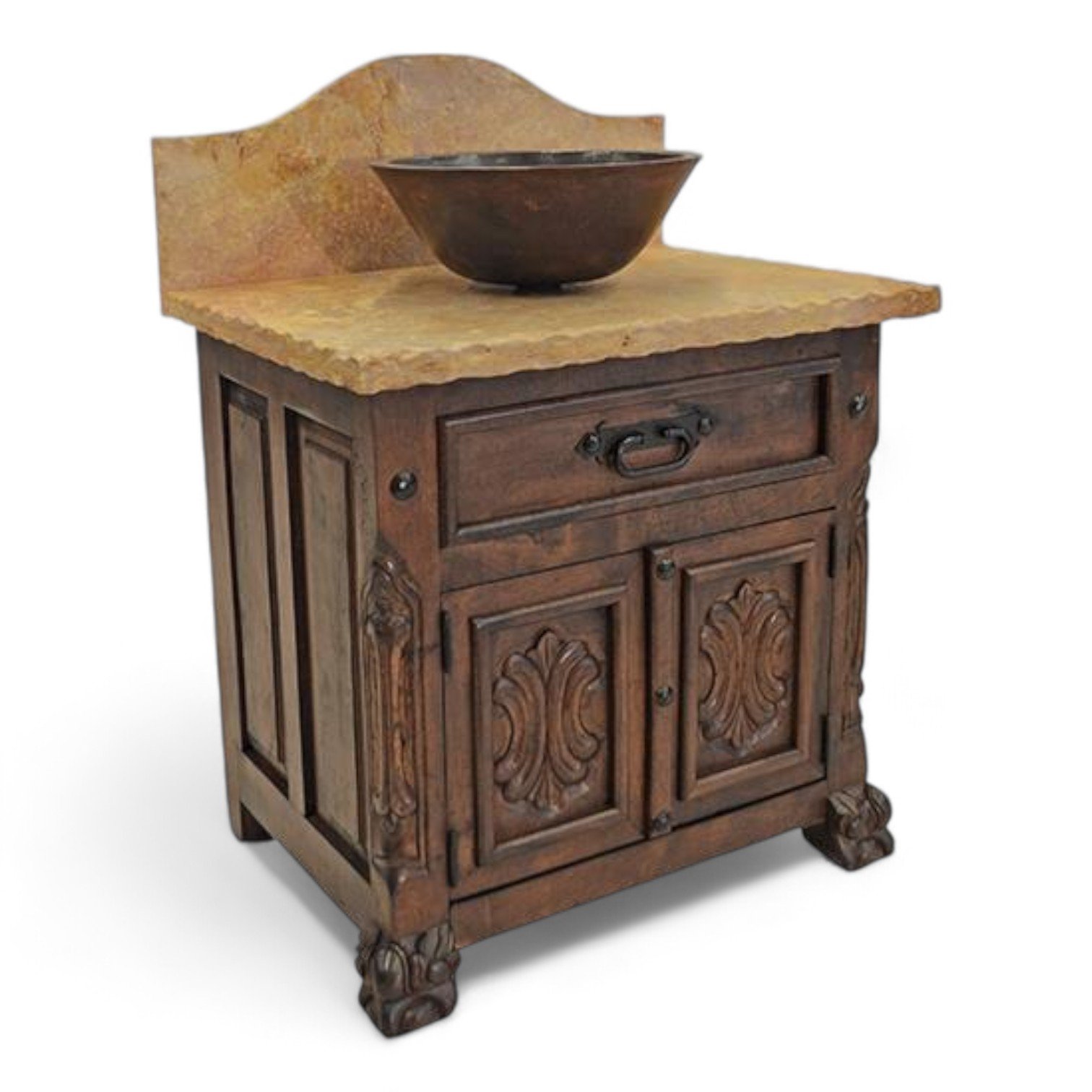 Tesila Stone & Chilean Pine Vanity