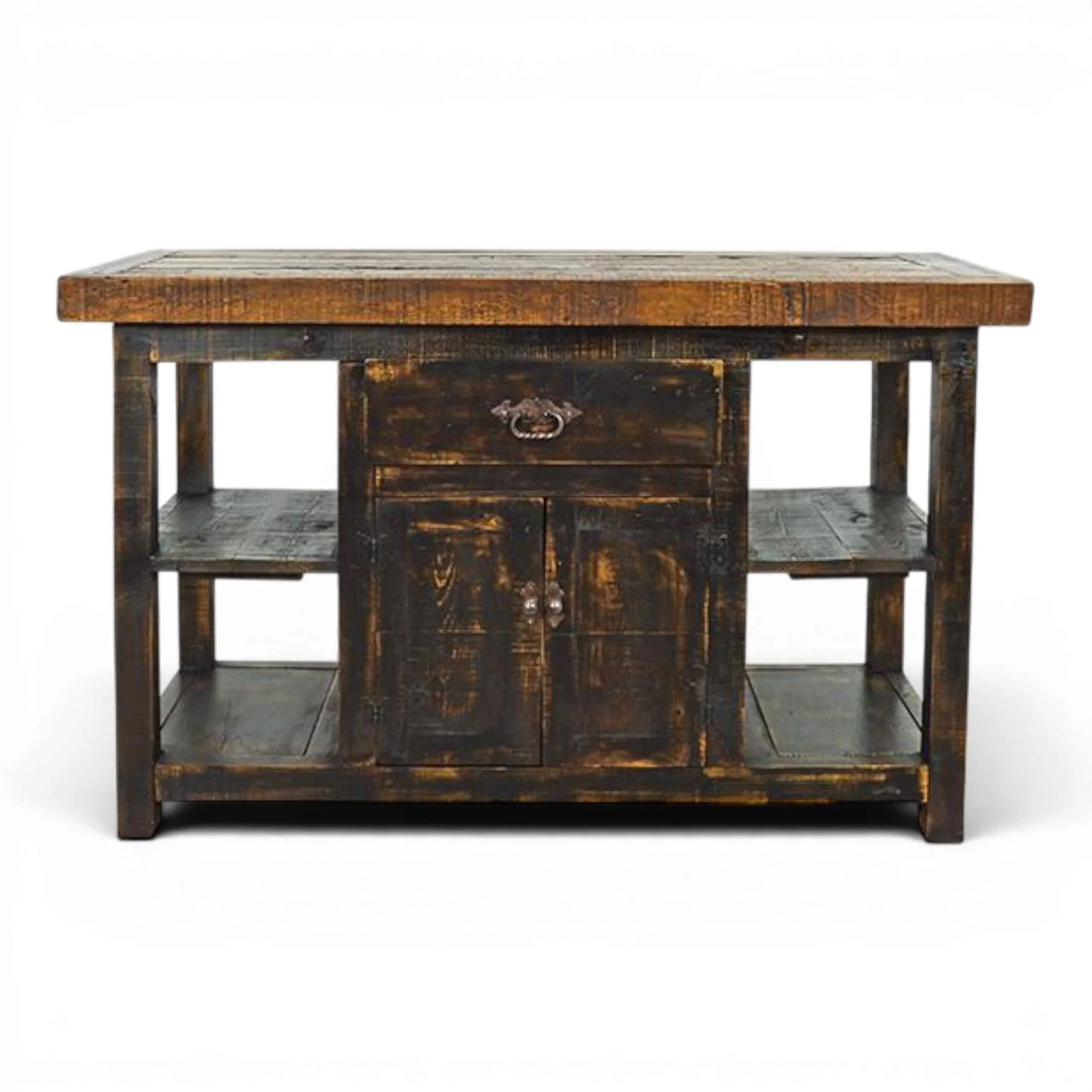 Camino Kitchen Island | Handmade Mexican Rustic Kitchen Island