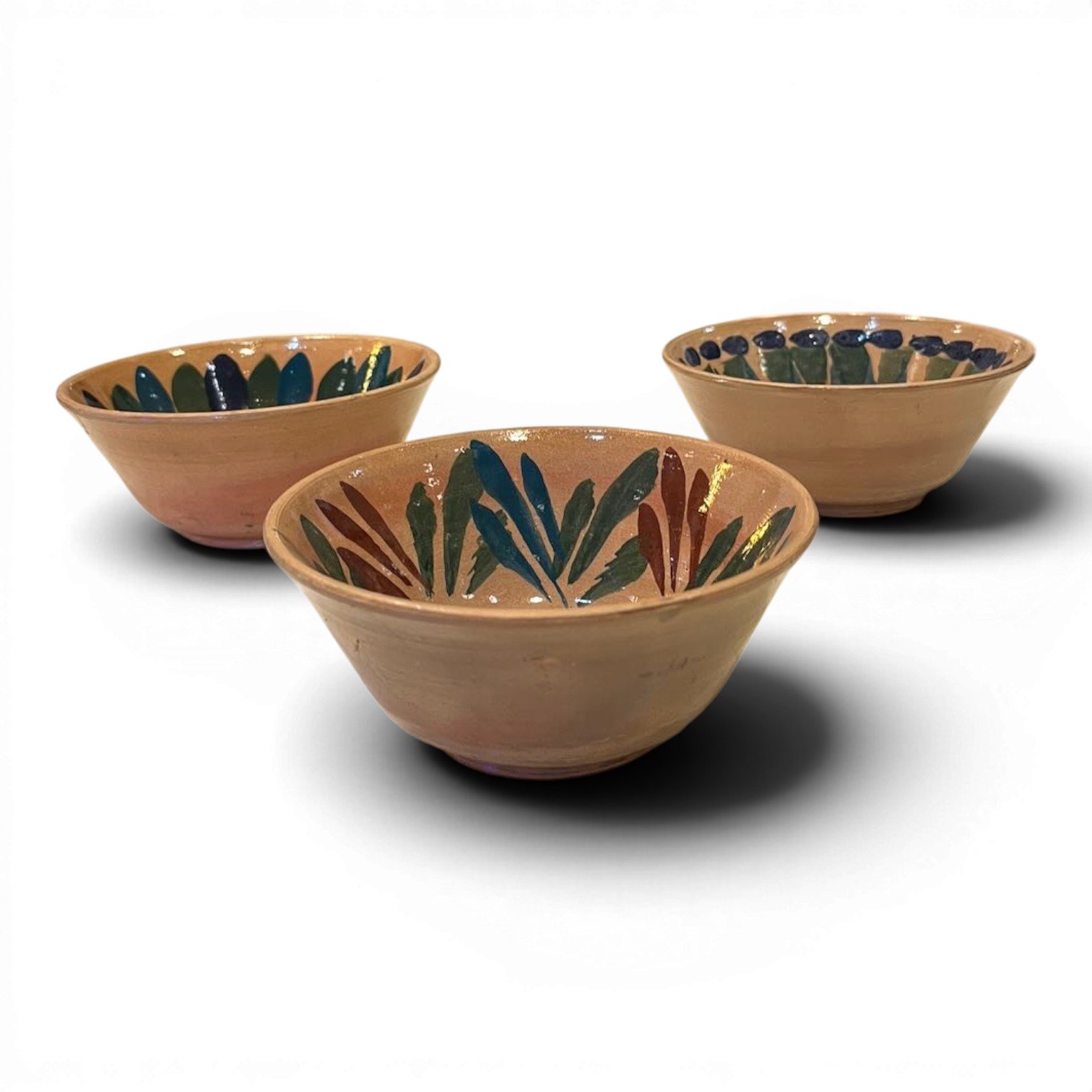 Handmade Clay Oaxaca Large Bowl featuring authentic Mexican pottery craftsmanship and artisan detailing.