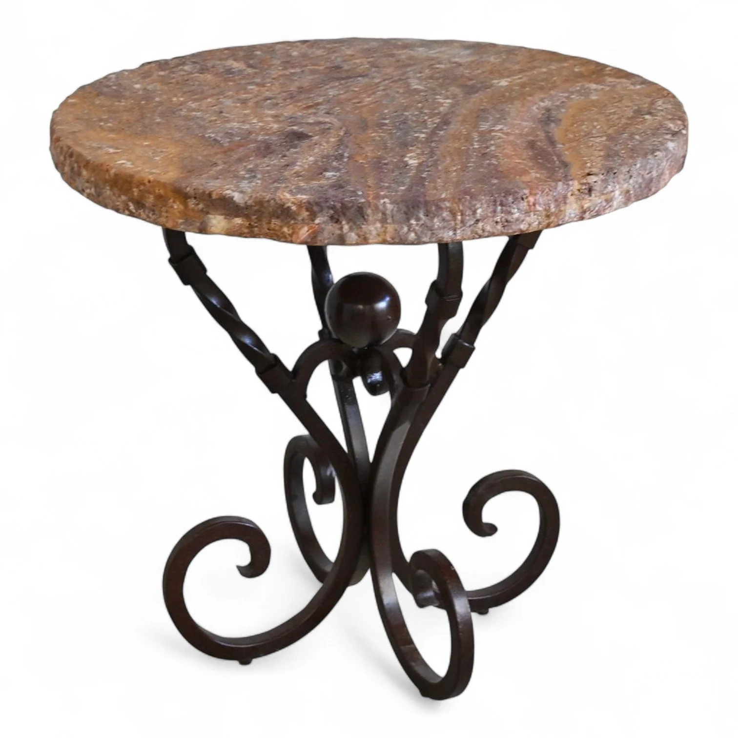 Plains Stone Top End Table