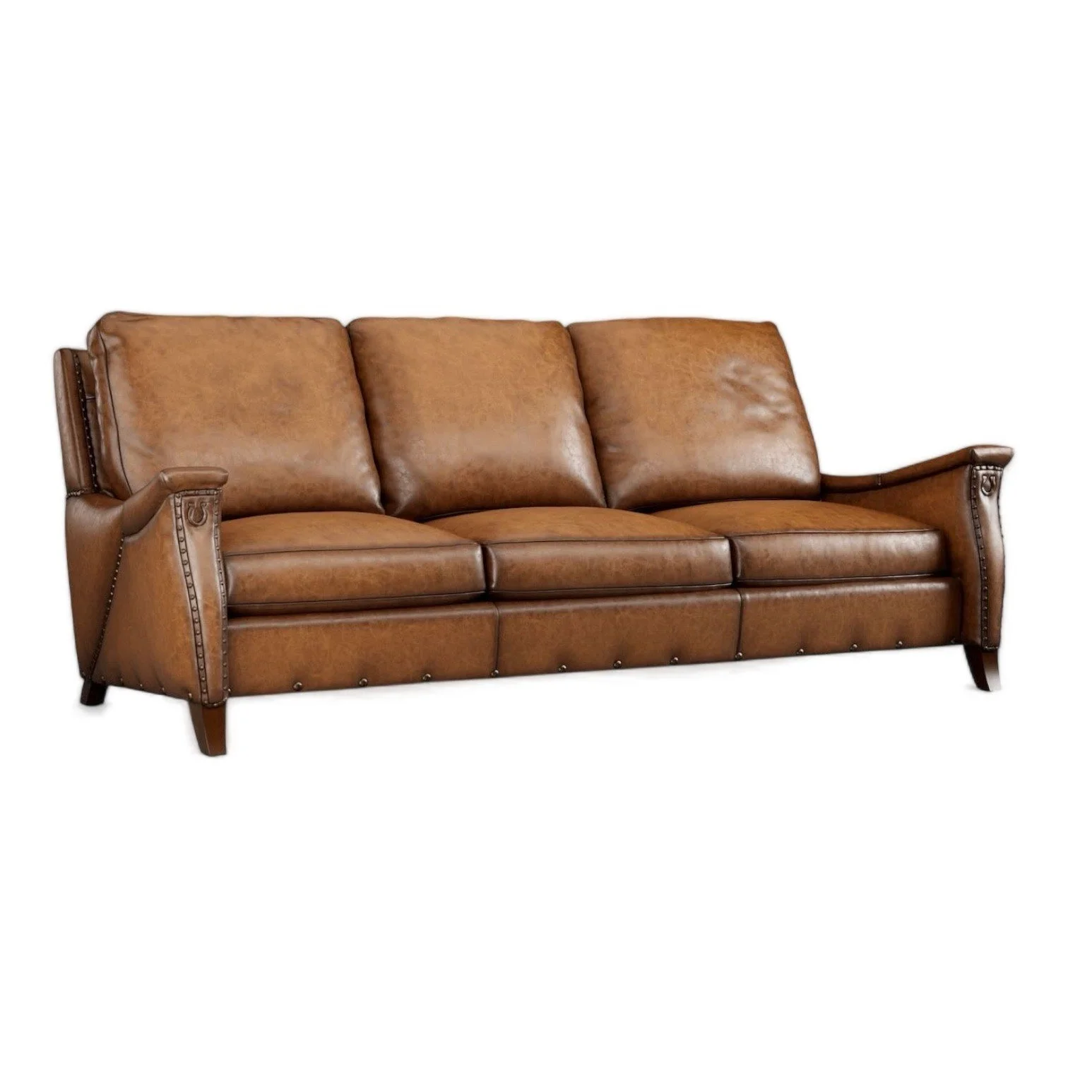 Corvallis Leather Sofa - Bark