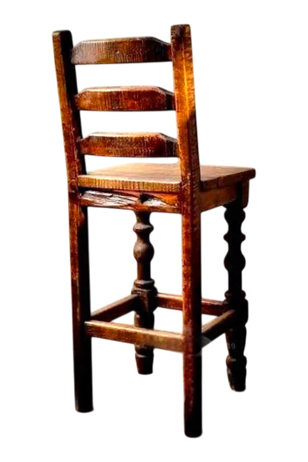 Silla Antigua de Mezquital Bar Stool