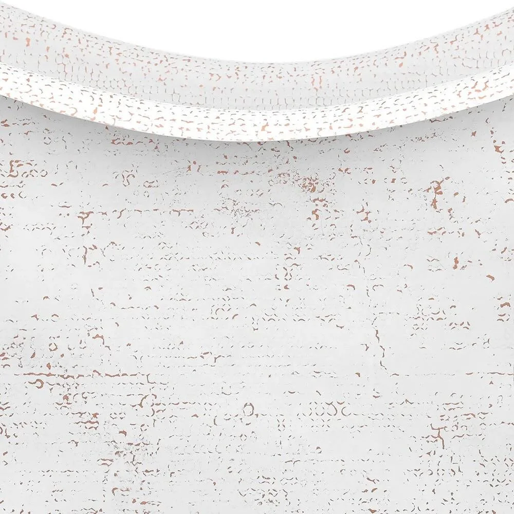 Handmade glazed white hammered copper double slipper freestanding bathtub