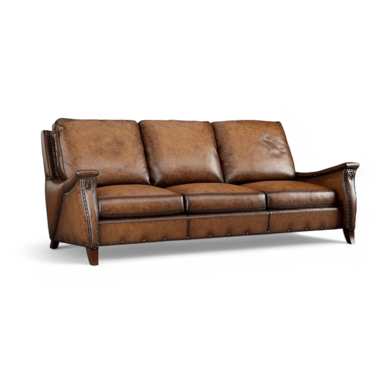 Corvallis Leather Sofa - Mocha