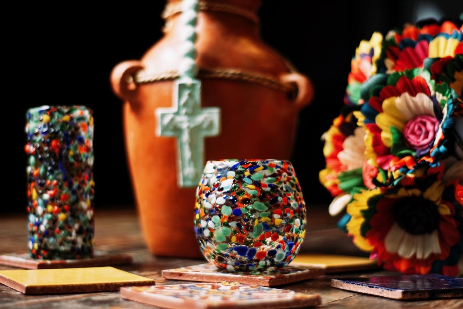 Guanajuato Handblown Glassware from Mexico