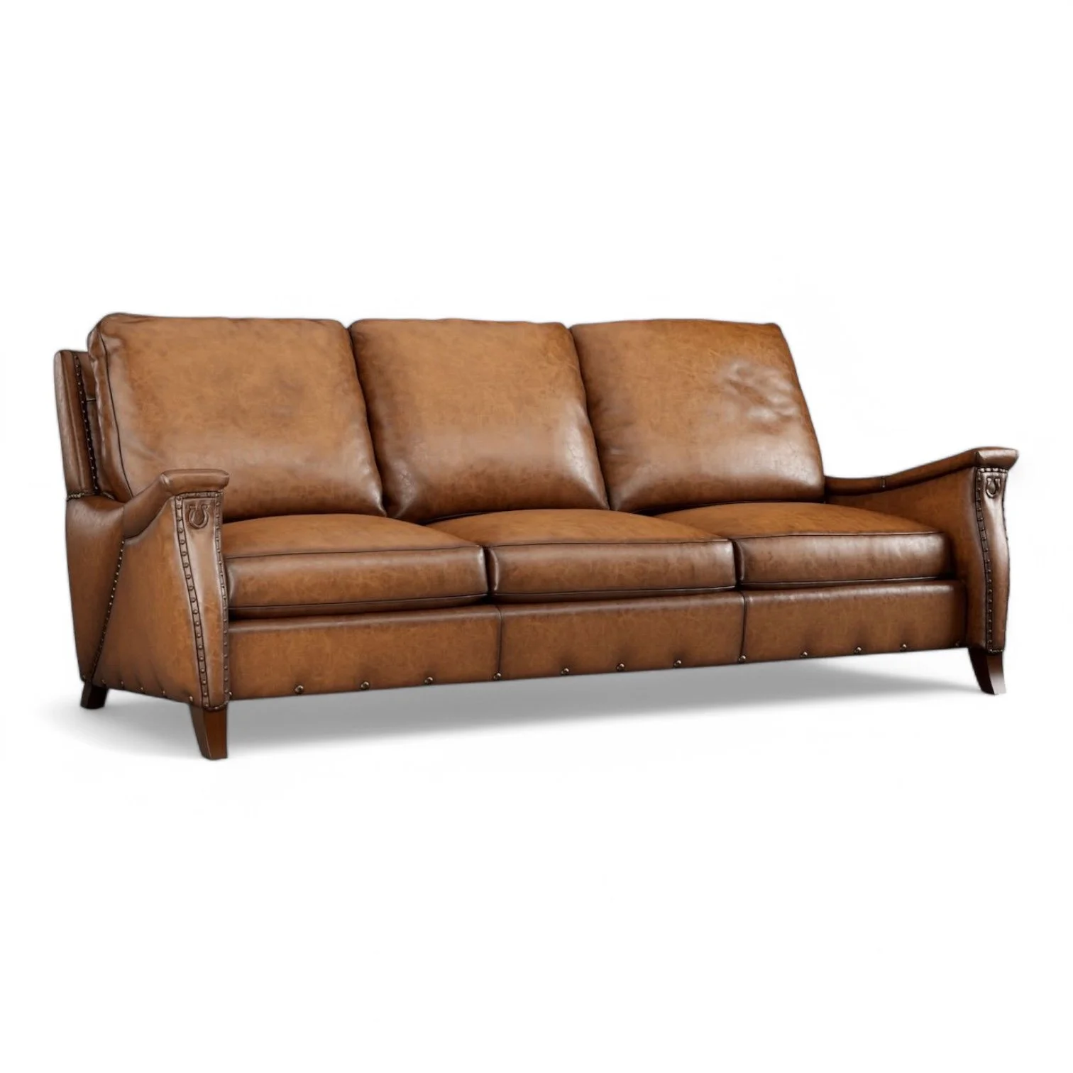 Corvallis Leather Sofa - Bark