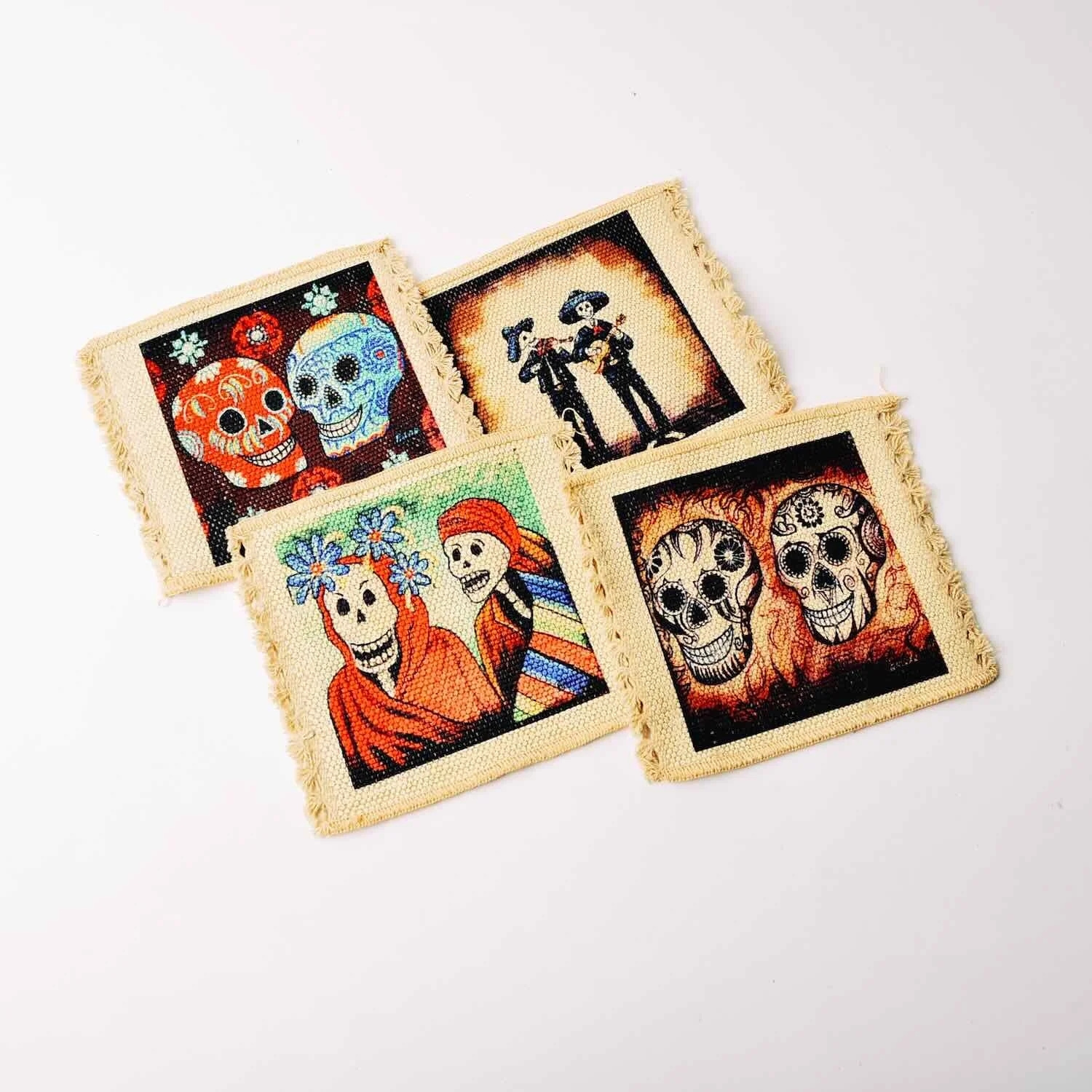 Dia de los Muertos Drink Coasters
