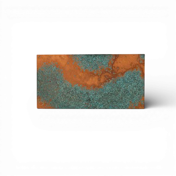 Zacapa Tooled Leather & Copper Cabinet