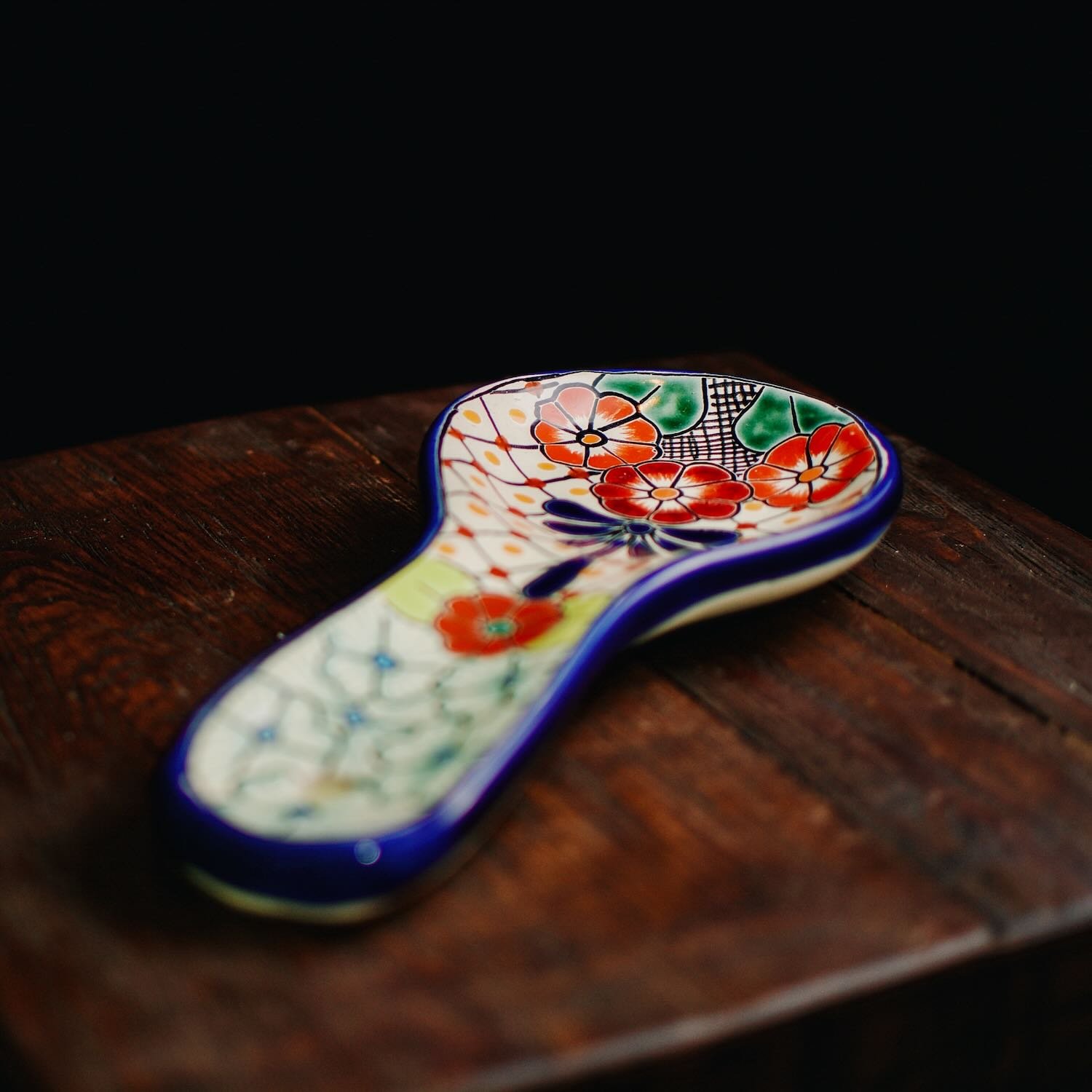 Colorful Talavera Spoon Rest 1