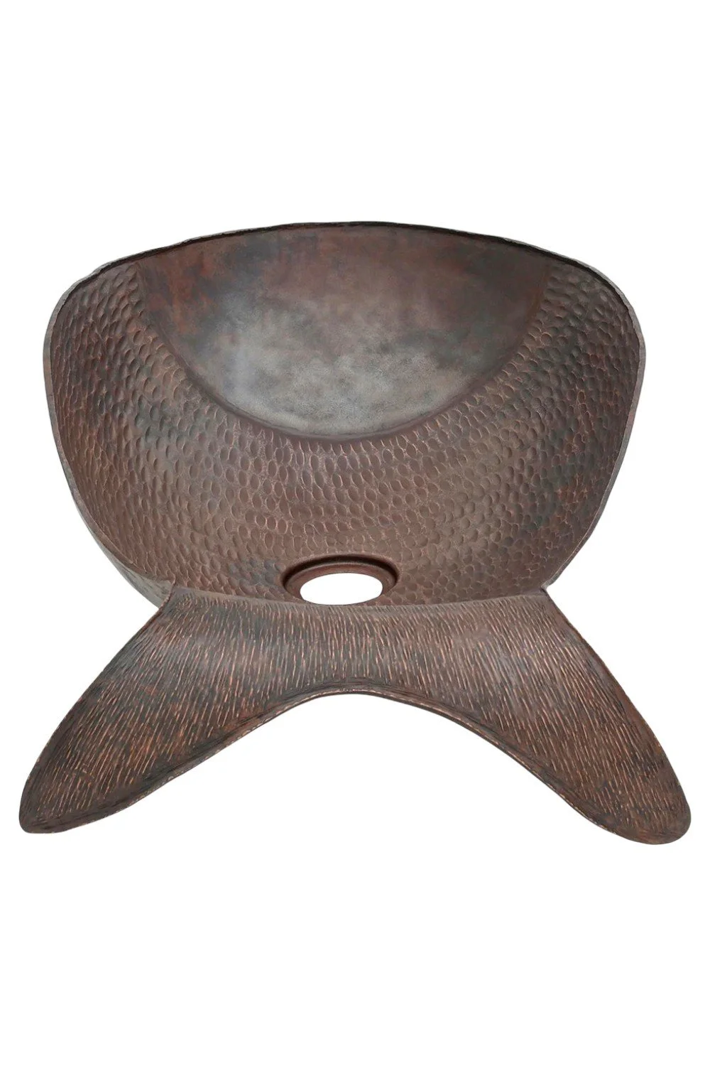 Hacienda Fish Vessel Hammered Copper Sink