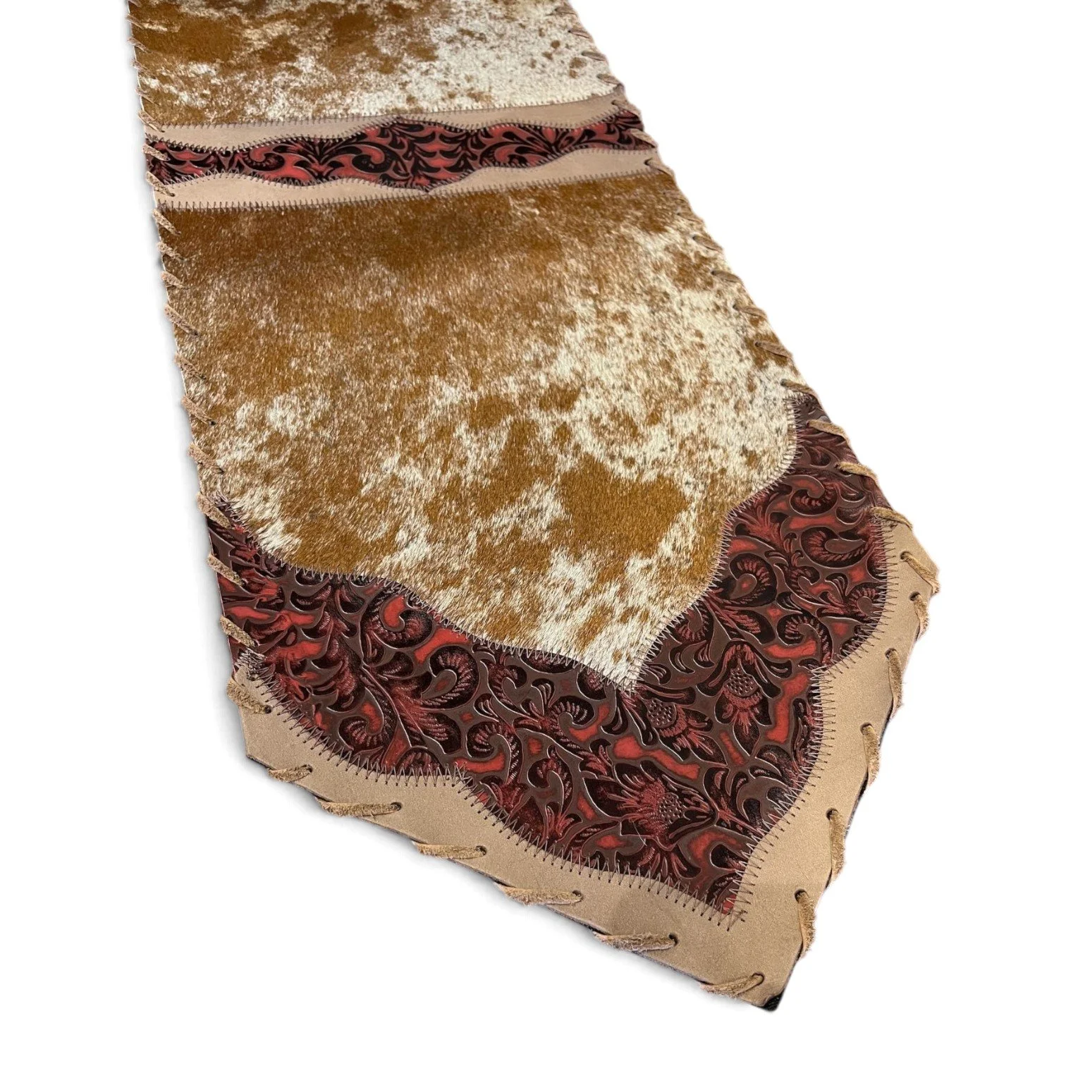 Brazilian Cowhide Runner | Handmade Brazilian Leather & Cowhide Runner