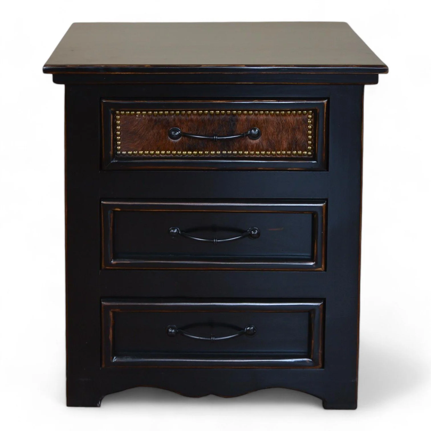 San Antonio Cowhide Nightstand