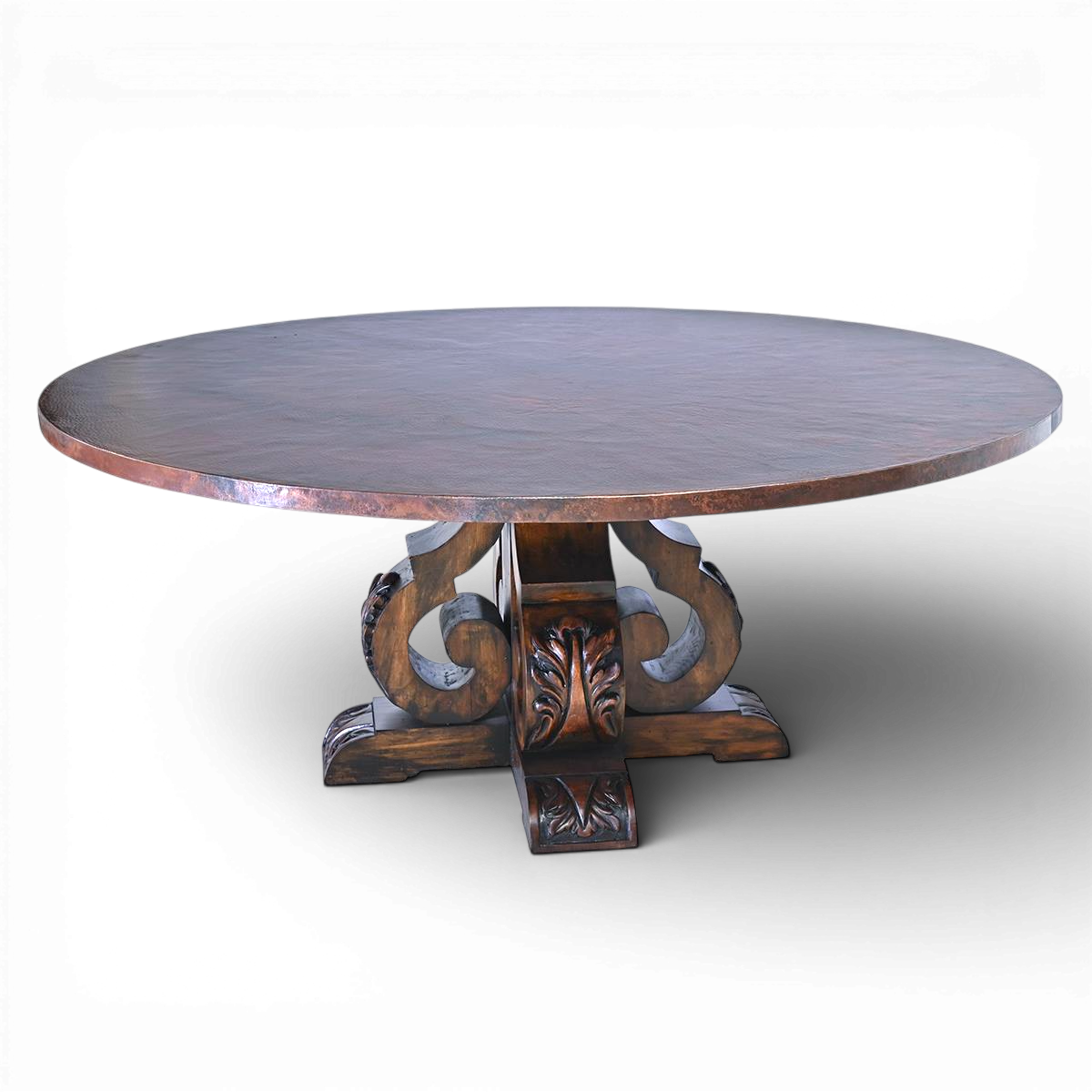 Elegante Hacienda Real Copper Dining Table