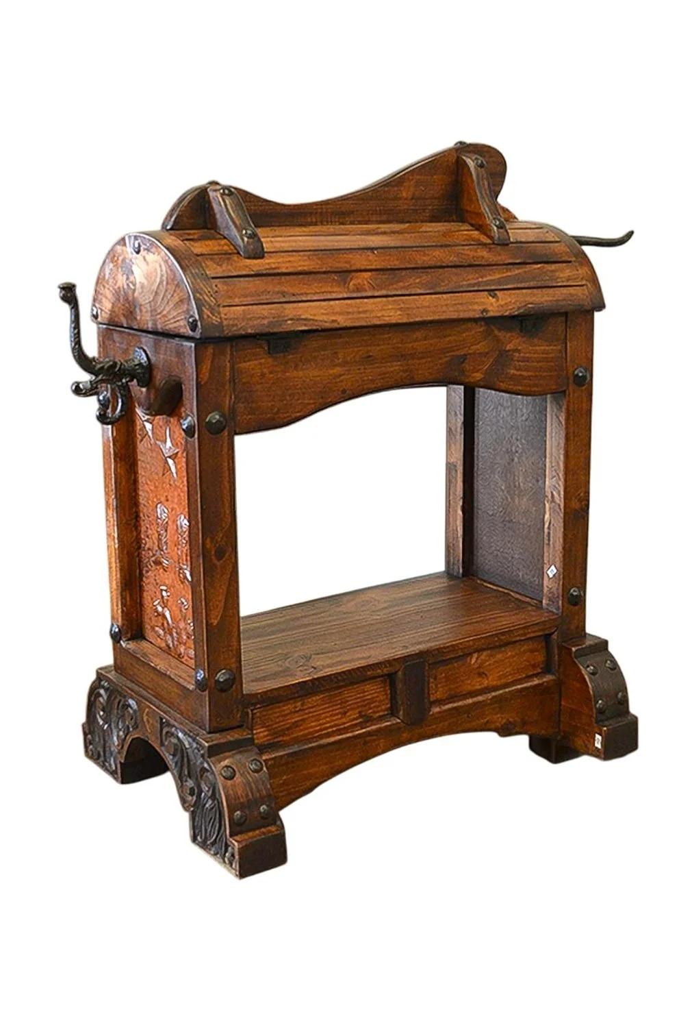 Villa de Ramos Natural Copper Saddle Stand