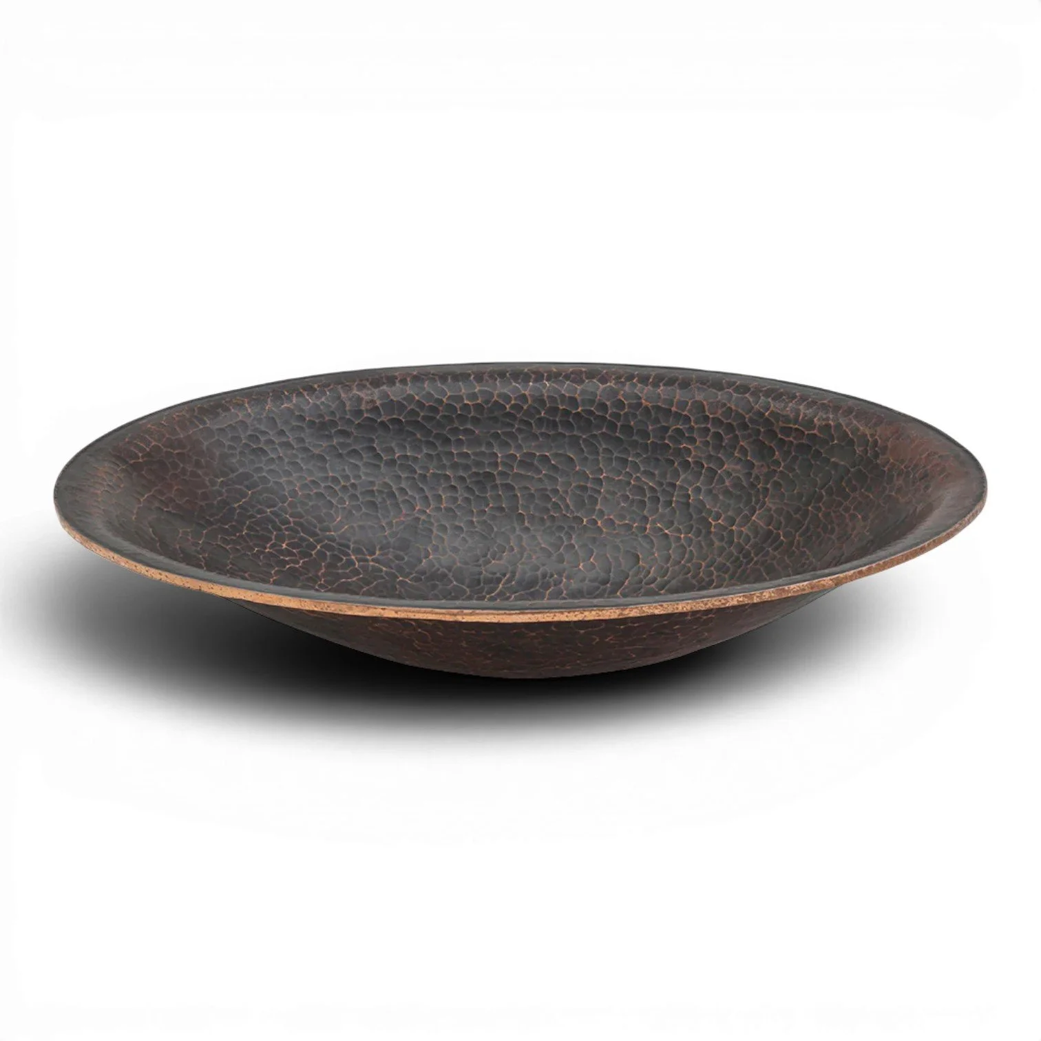 Hacienda Old World 20" Oval Hand Forged Copper Vessel Sink