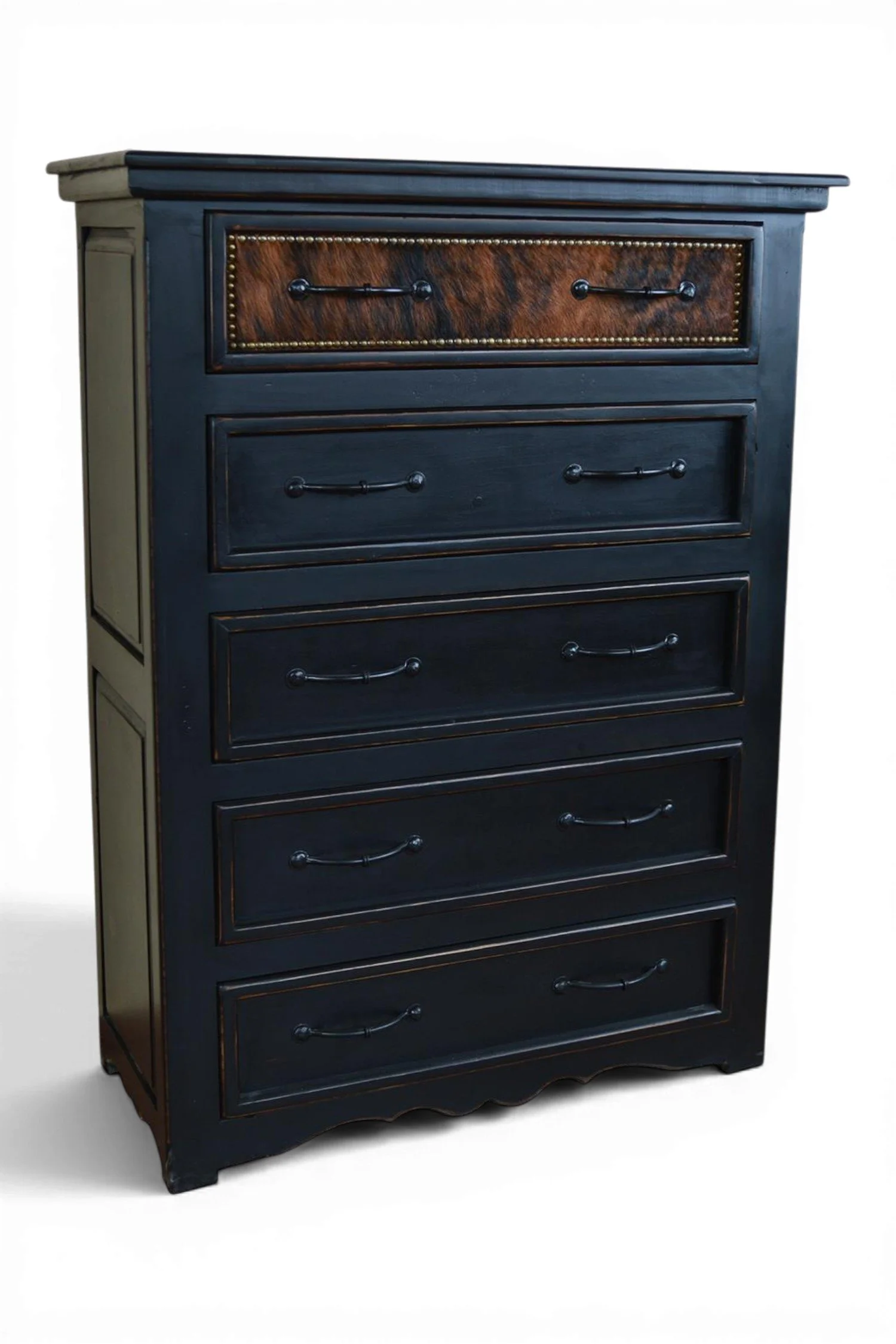 San Antonio Brindle Cowhide Chest