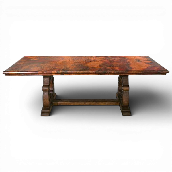 Sueño Dorado Copper Dining Table