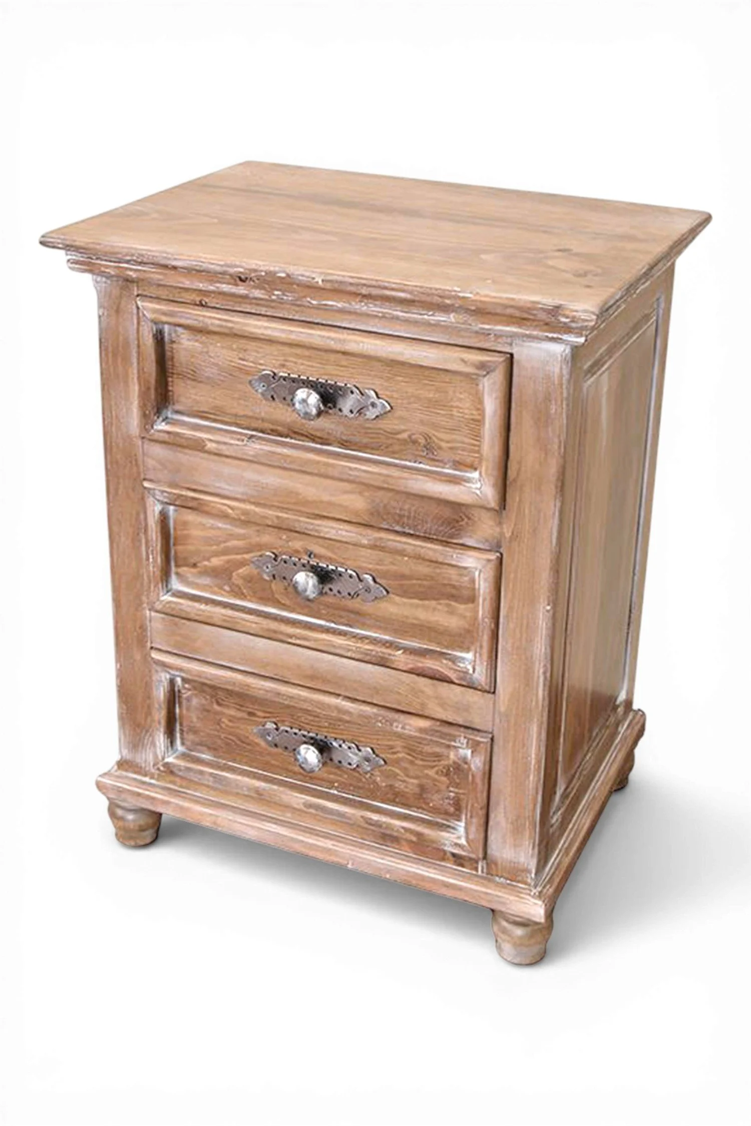 Arenas Blancas Nightstand - Three Drawer