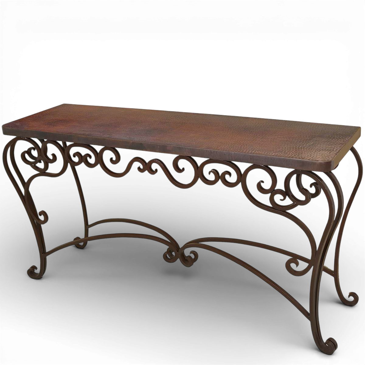 El Paso Copper Sofa Table – Otoño