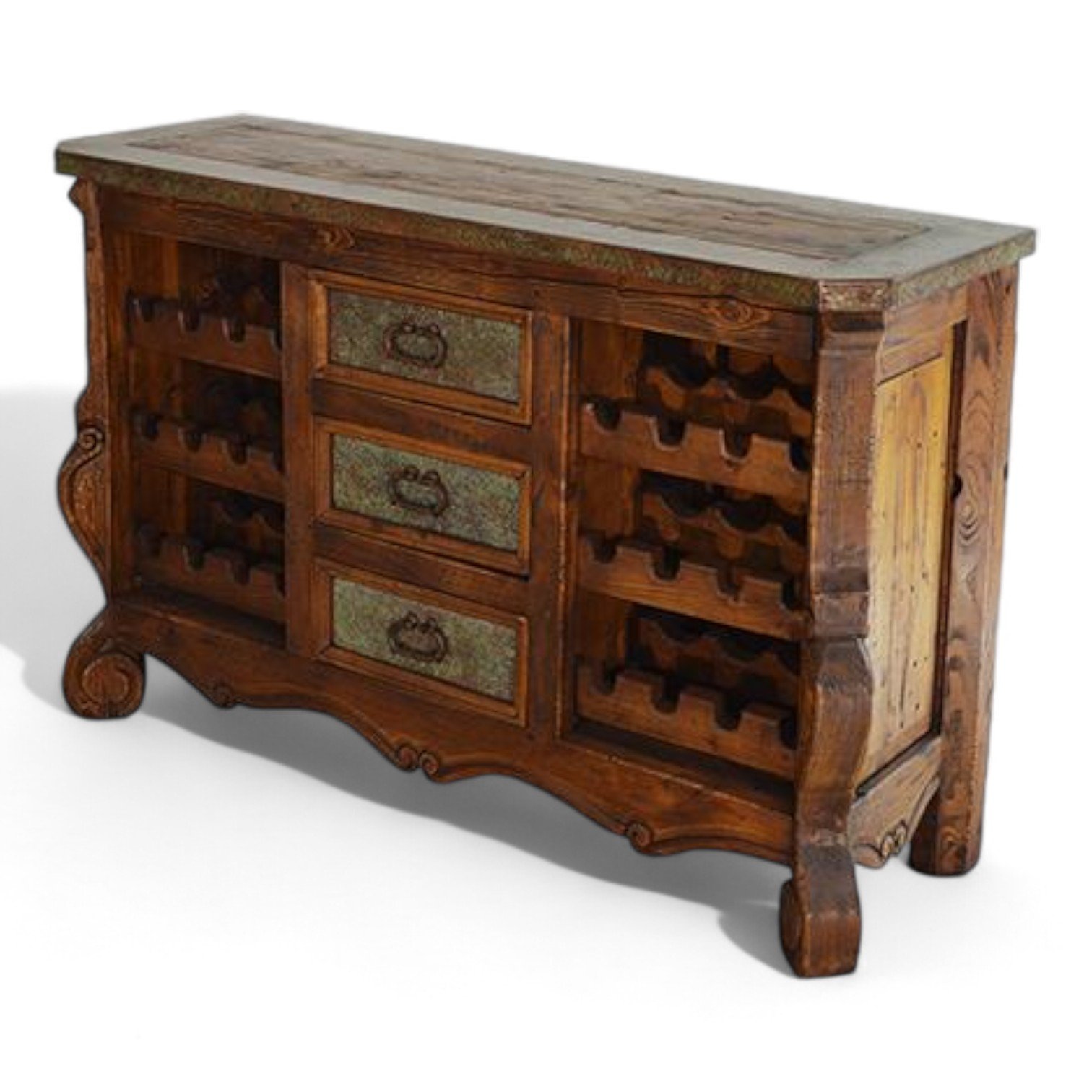 Rio Rico Copper Wine Console