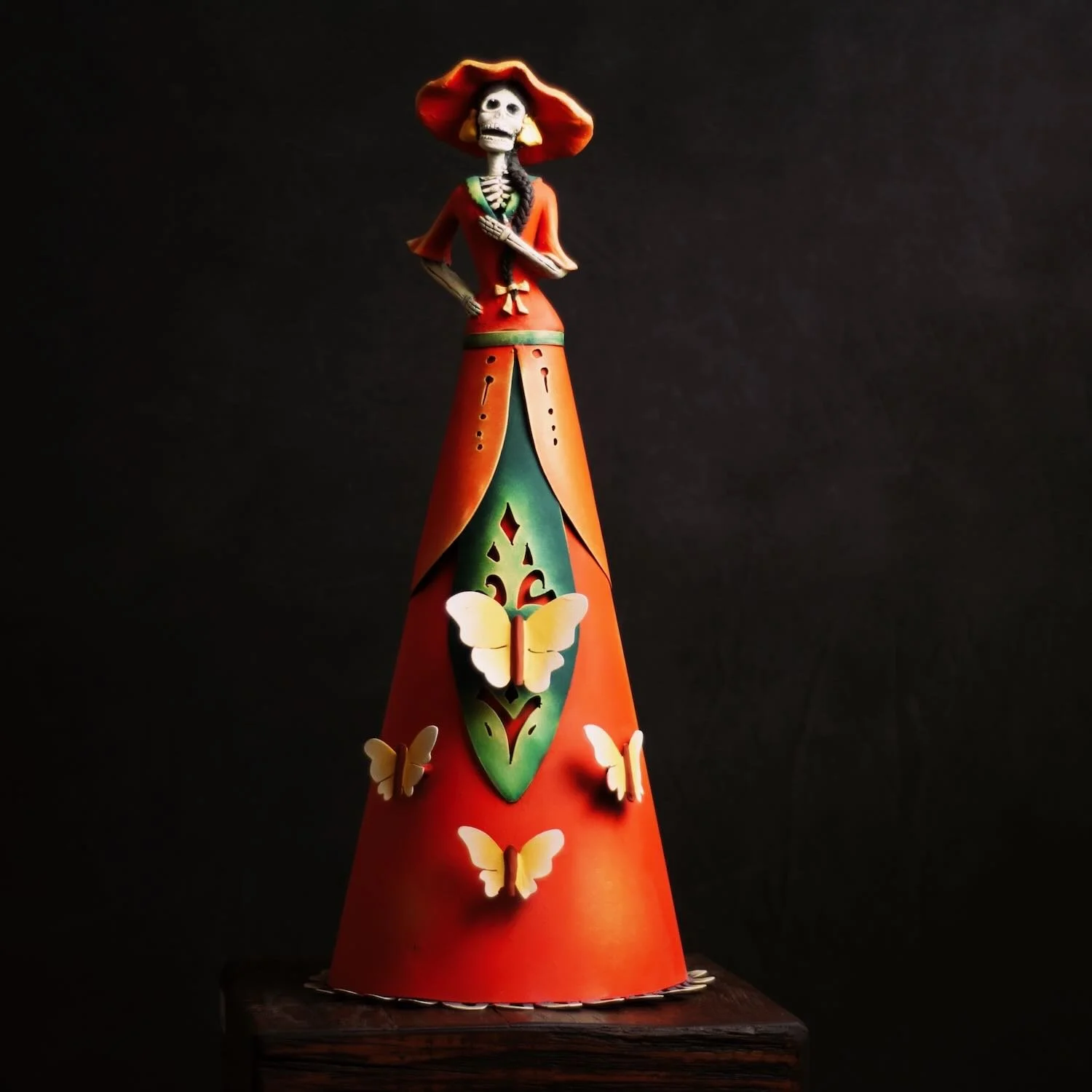 Metal Catrina Doll