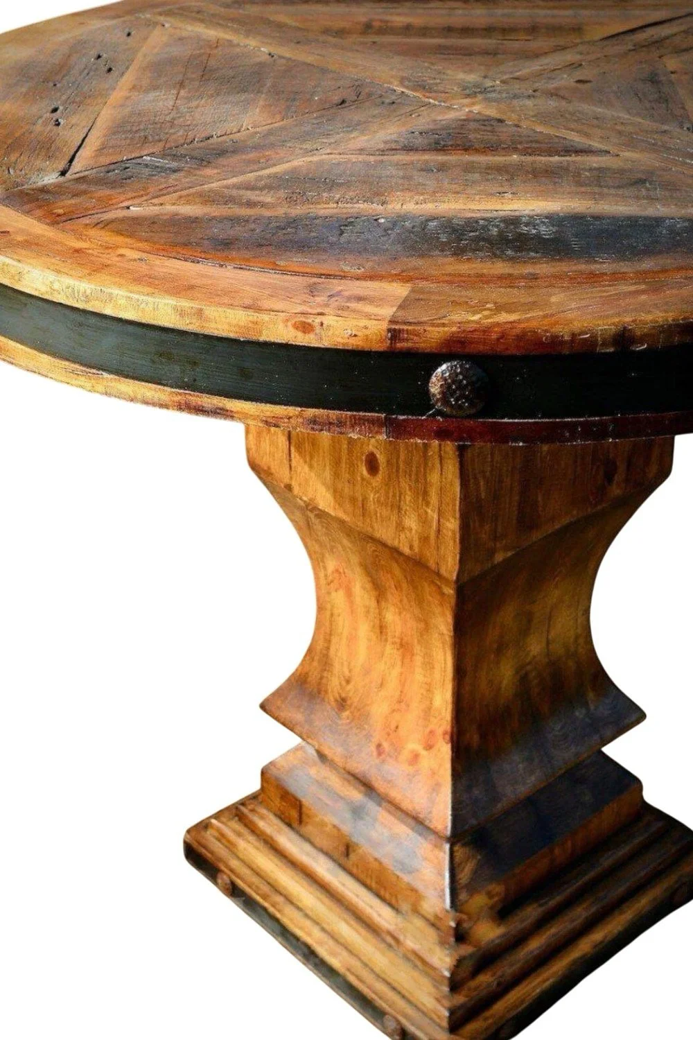 Hacienda Rústica Redonda Bar Table