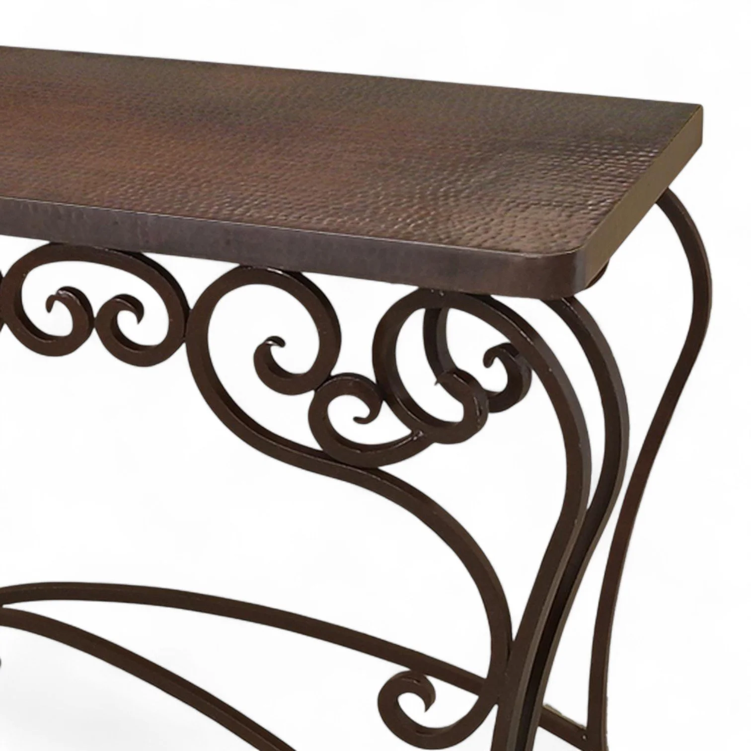 El Paso Copper Sofa Table - Brown