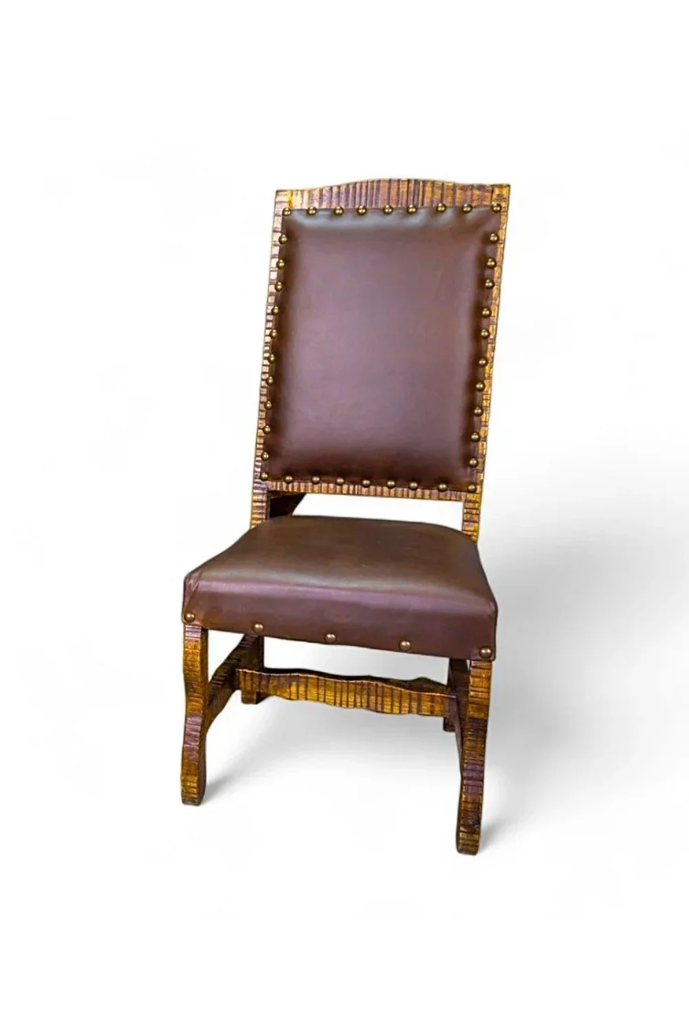 Shop a handmade leather dining chair from Mexico. Reclaimed wood and premium leather seating for durable, rustic, and stylish dining spaces.