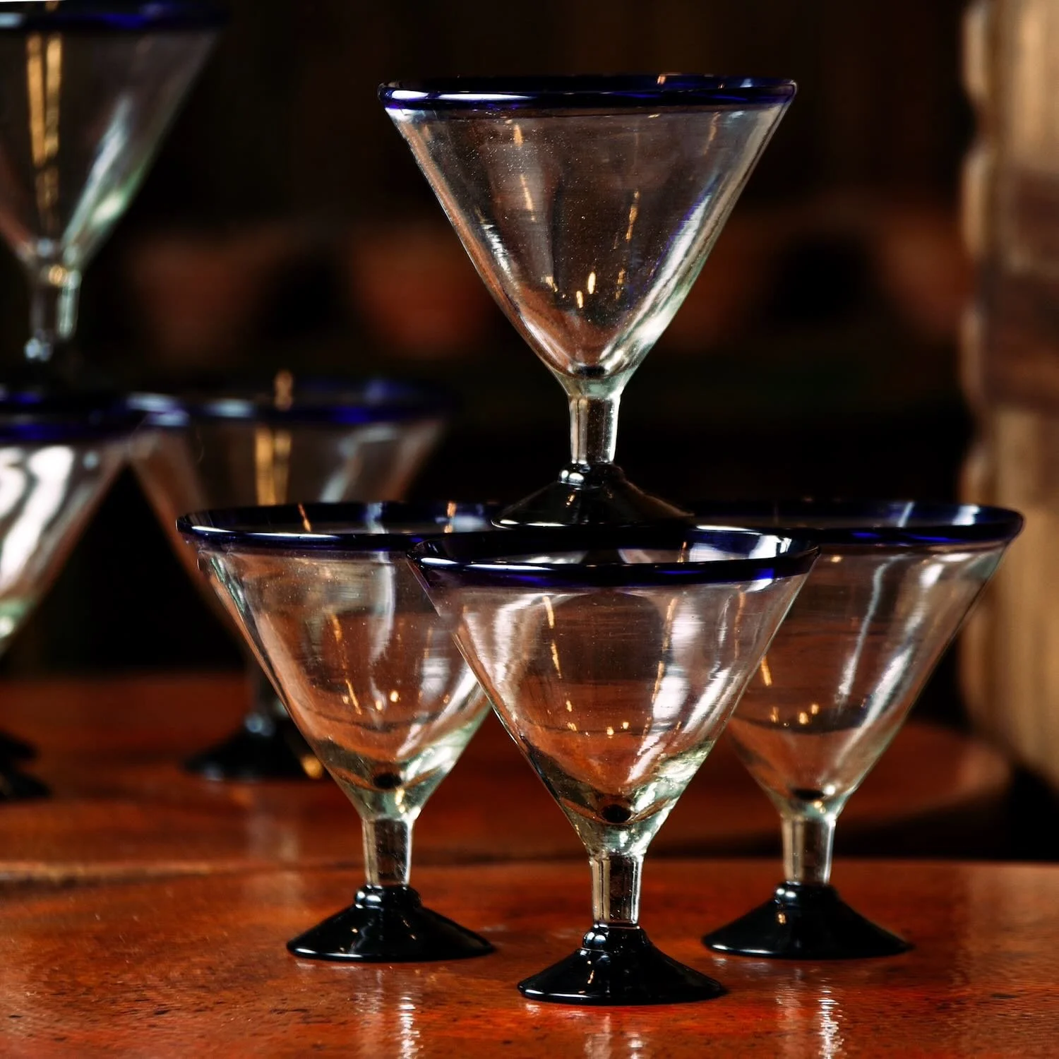 Grande Azul Martini Glasses – Set of 4