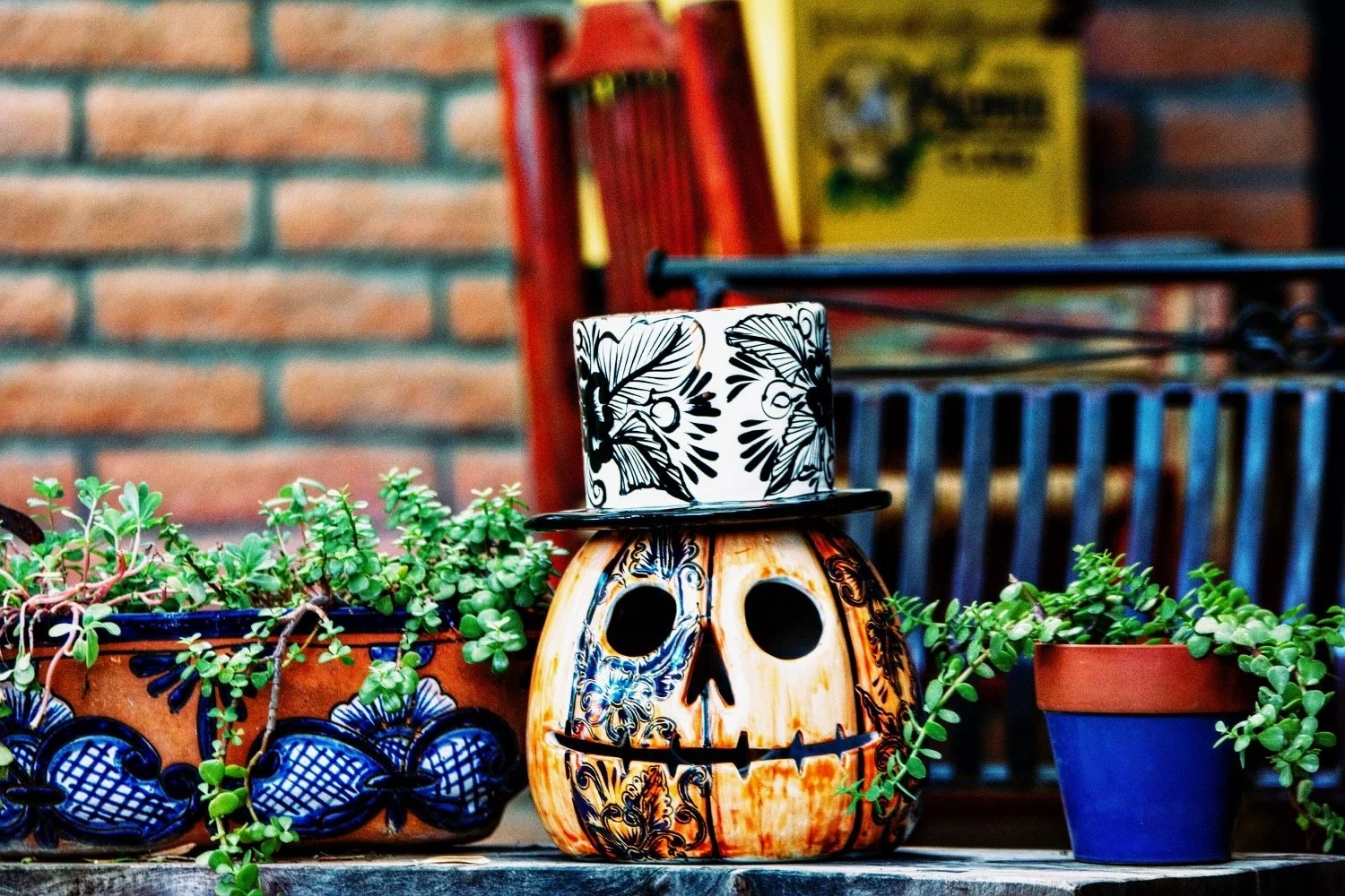 More Talavera Jack O' Lanterns are coming into our store in Arizona. Visit Milagros Rústicos today!